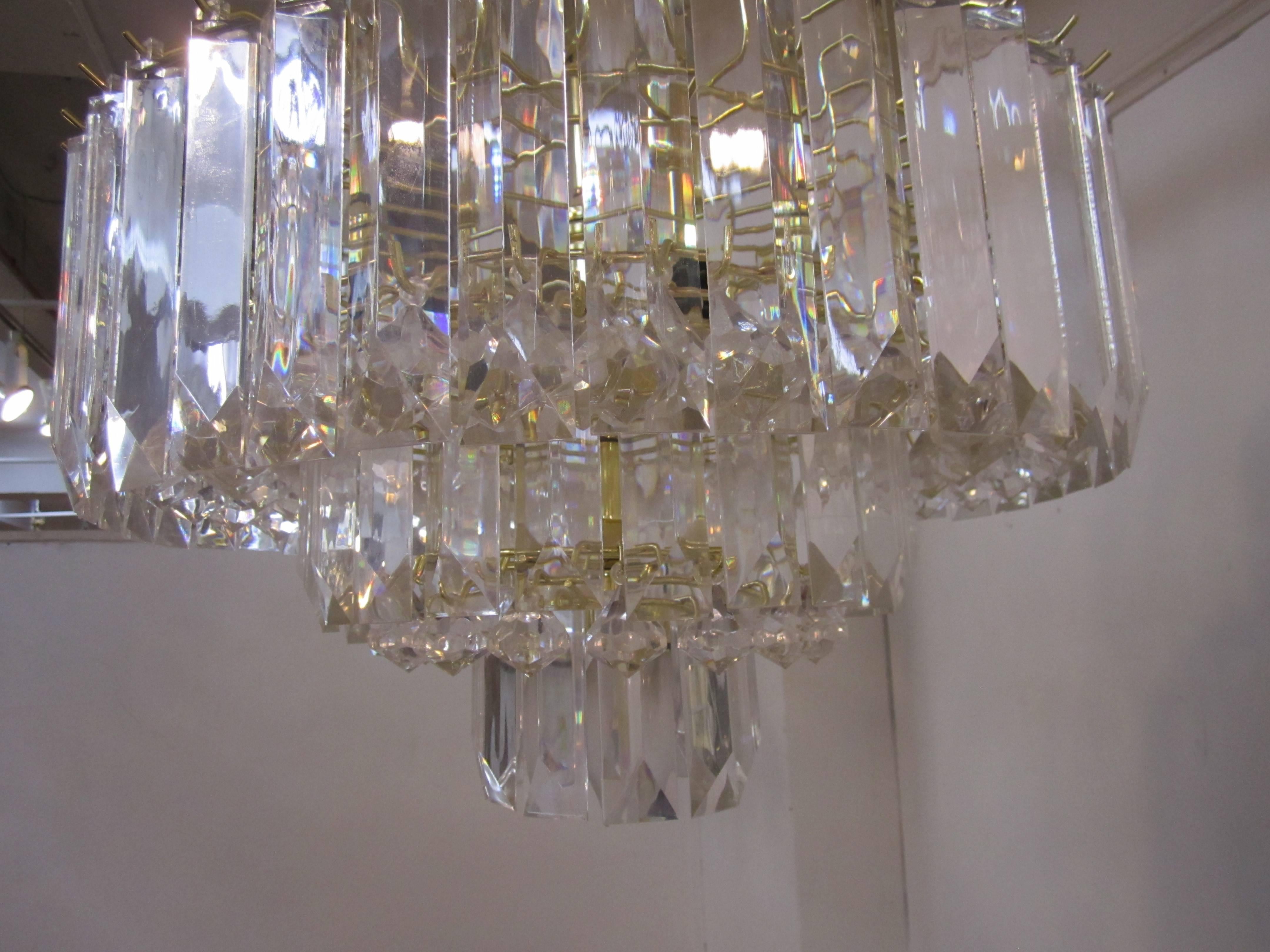 Acrylic Lucite Chandelier