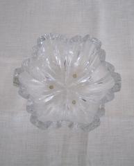 Crystal Bowl Sweden Kosta Boda Designer Anna Ehrner, Pair