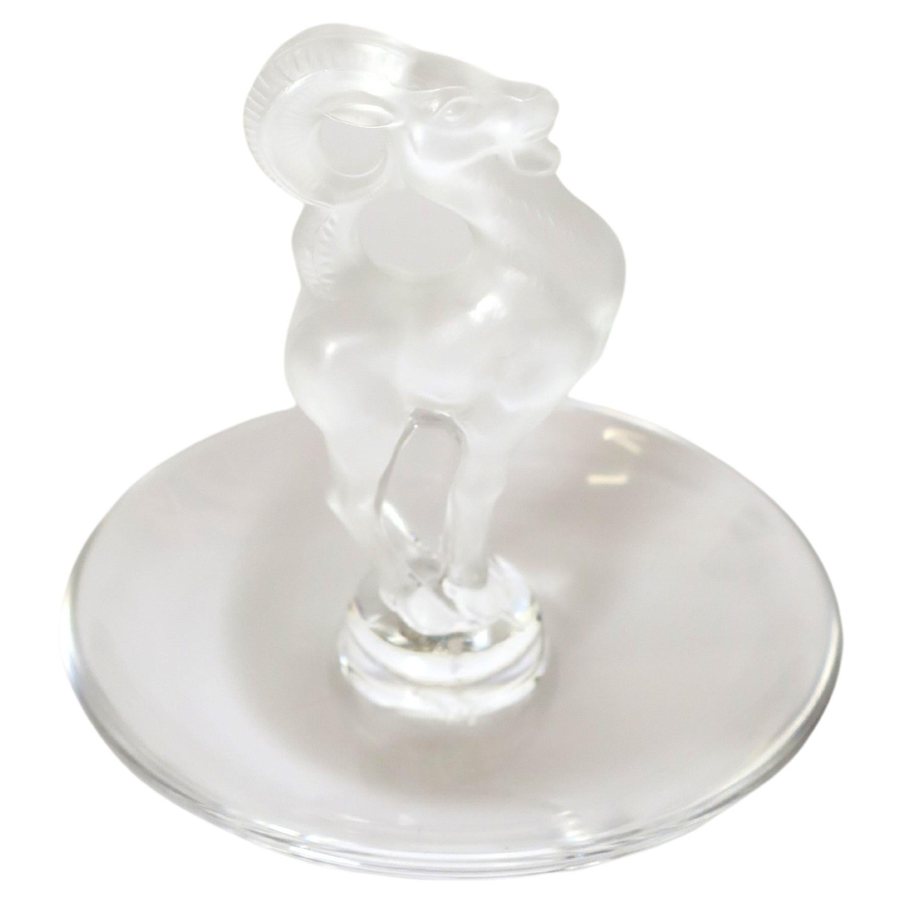 Lalique Gazelle Cristal Bijoux Français