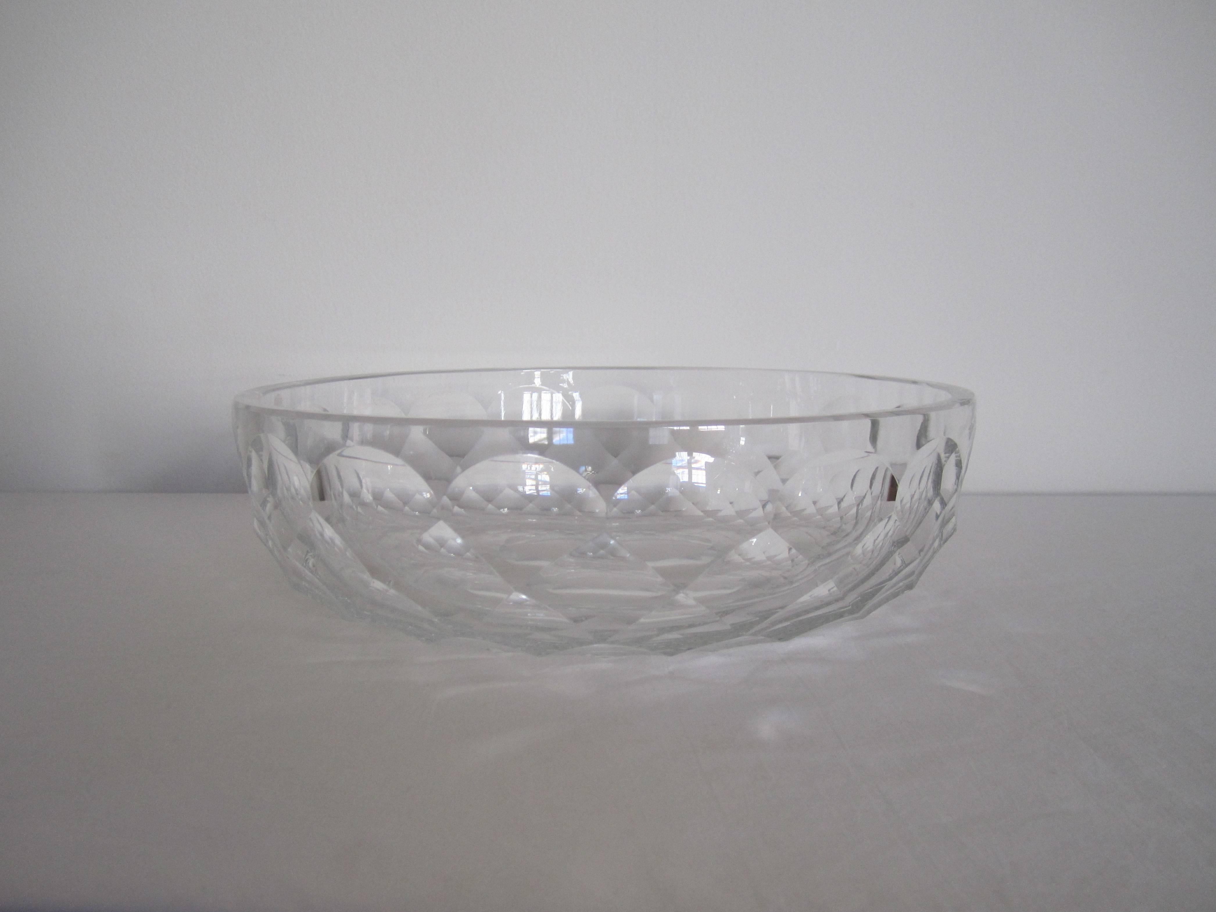 tiffany and co crystal bowl