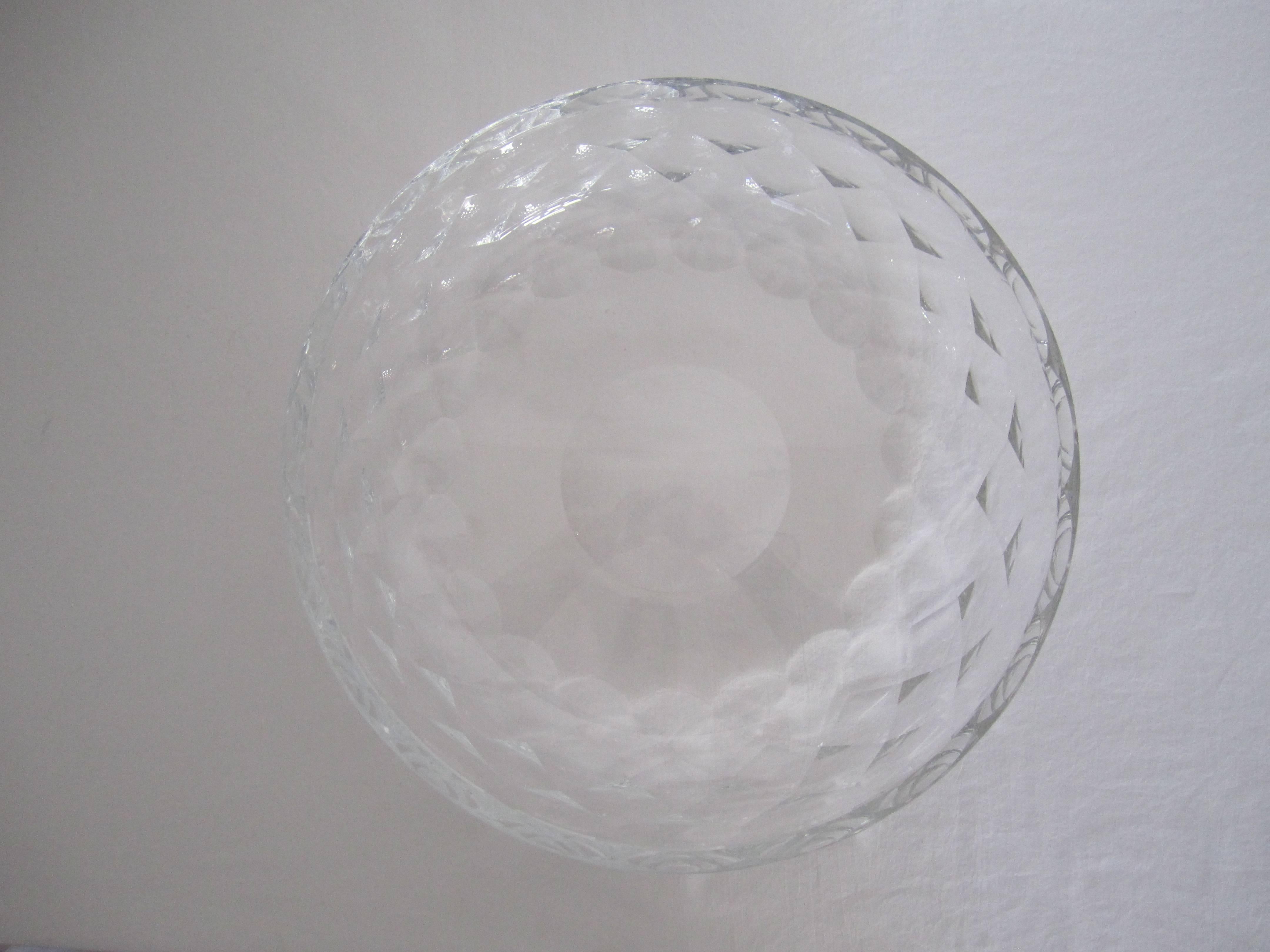 Tiffany & Co. Crystal Centerpiece Bowl for Royal Brierley 1