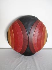 1970s Poltrona Frau Leather Pillow by Designer Silvio Russo, Italy
