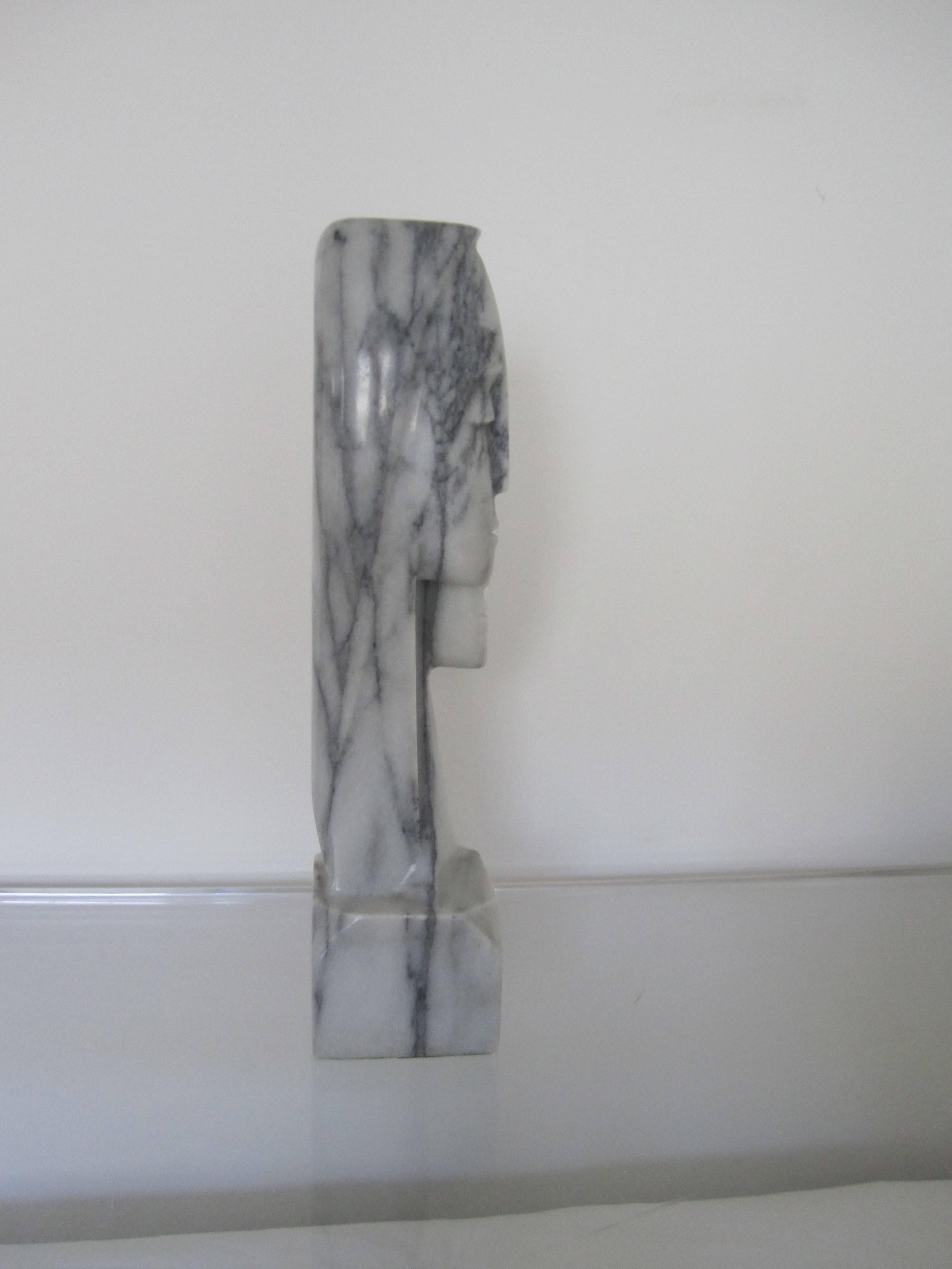 Post-Modern Marble Male and Female Sculpture For Sale