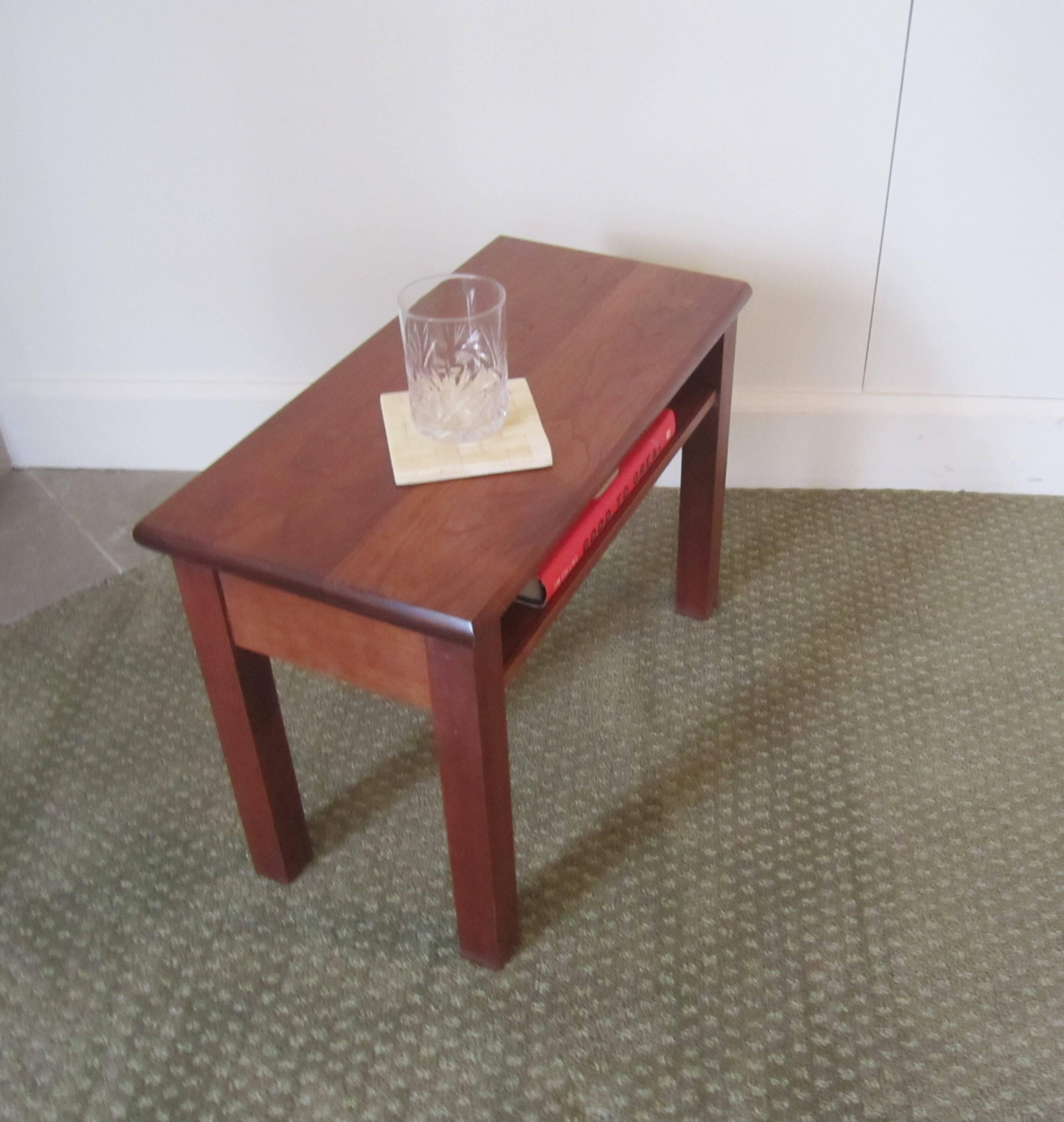 Small End or Side Table with Shelf 1