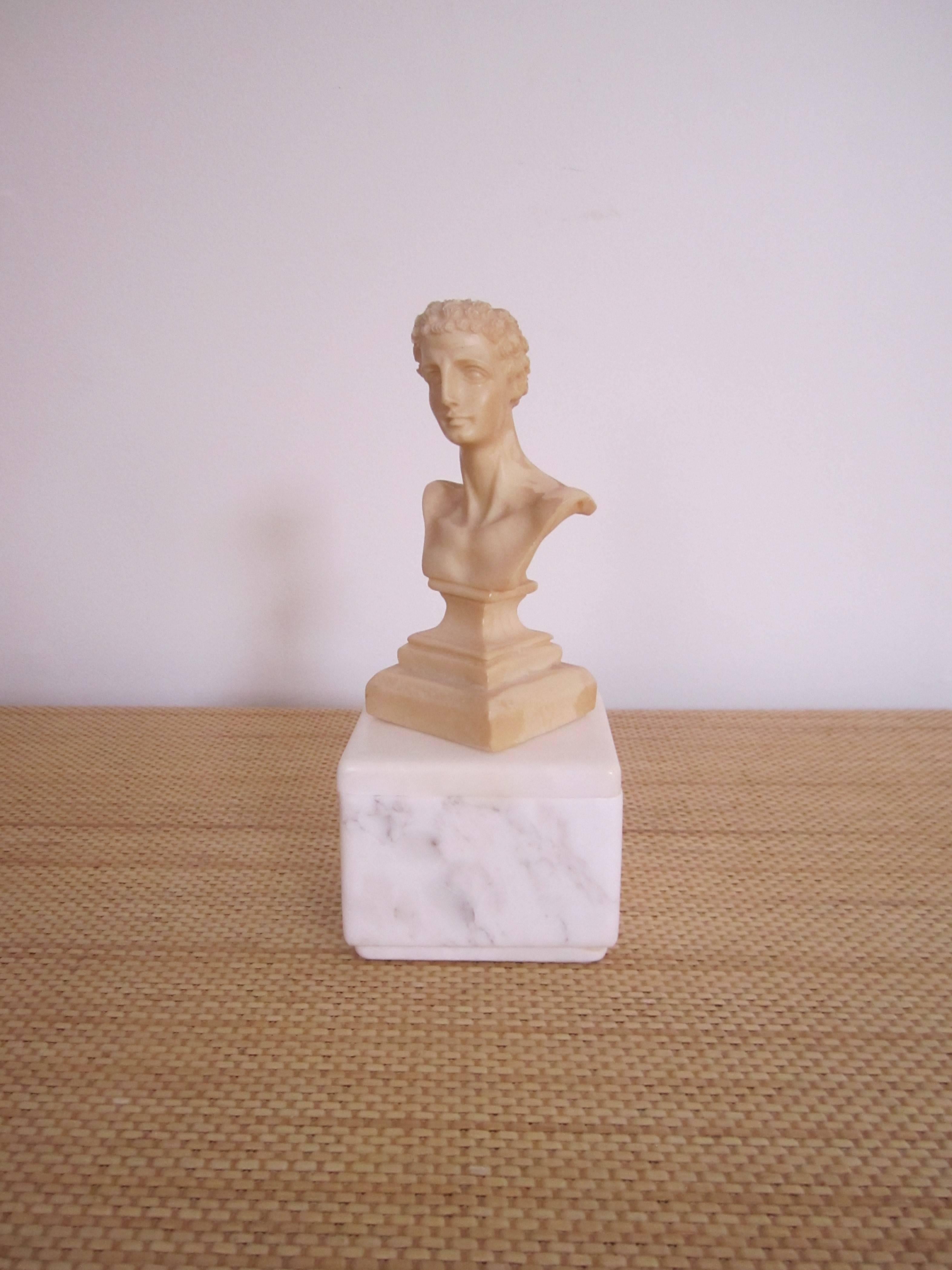 20th Century Midcentury Italian Classical Roman Sculpture Bust