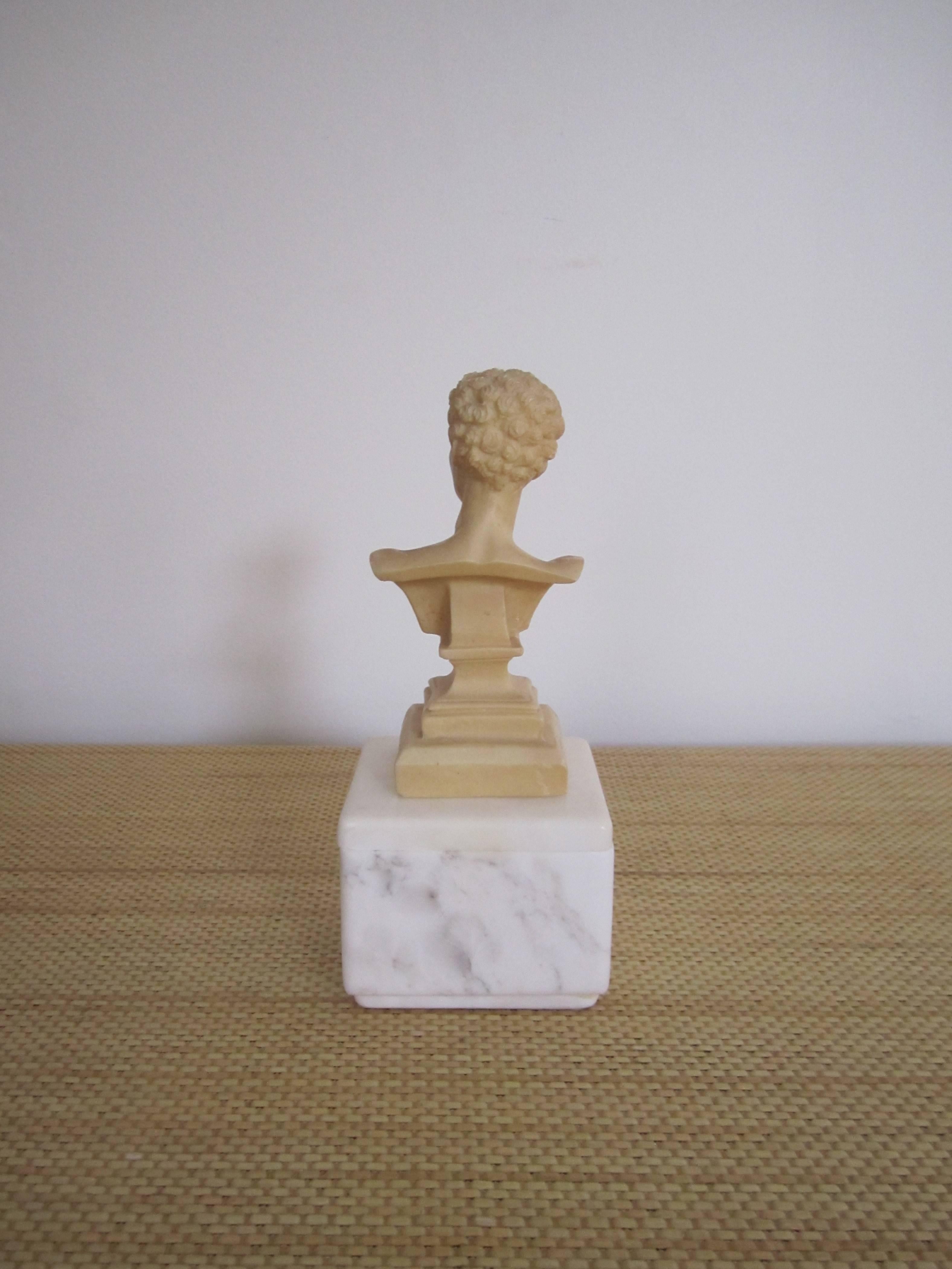 Midcentury Italian Classical Roman Sculpture Bust 1
