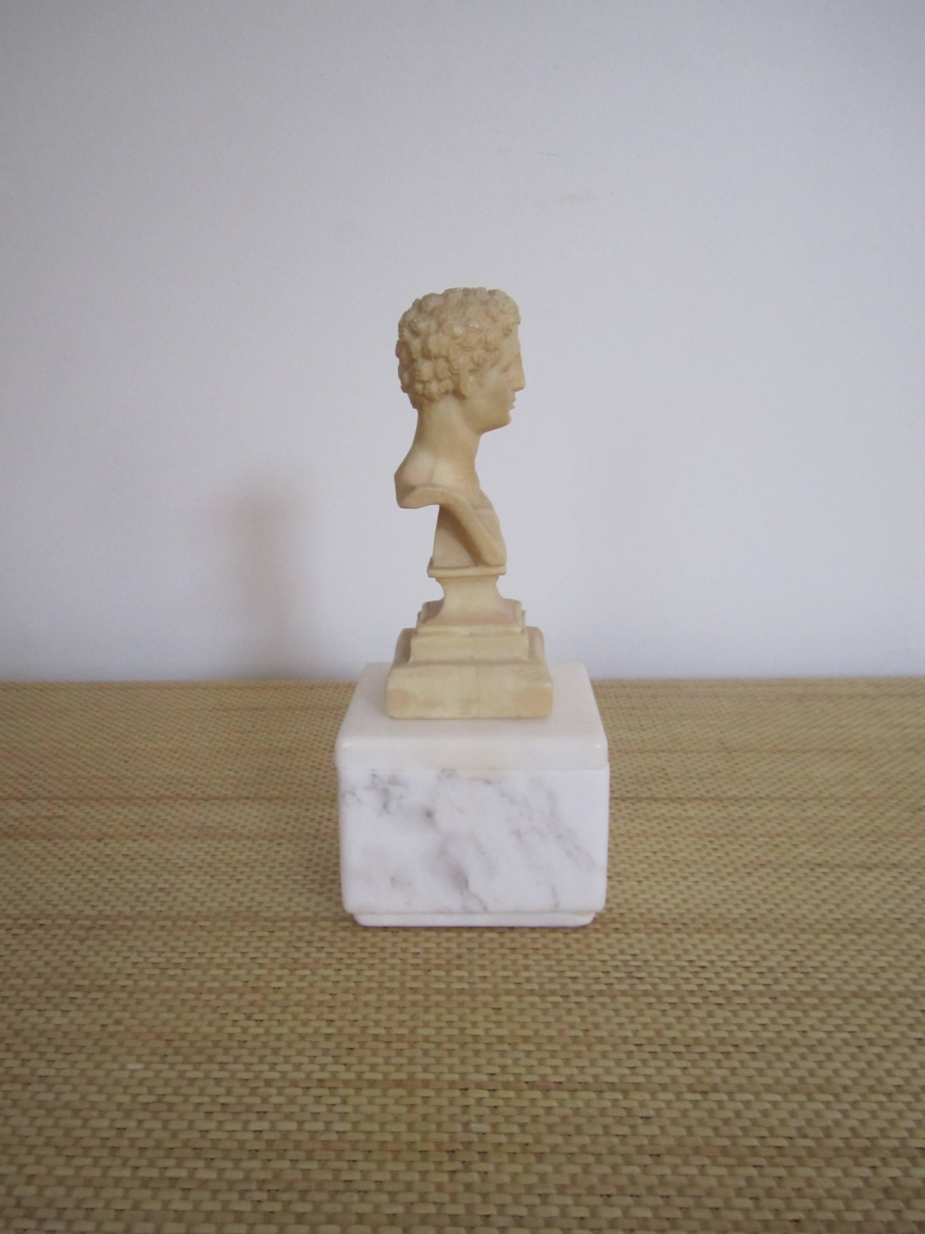 Midcentury Italian Classical Roman Sculpture Bust 2