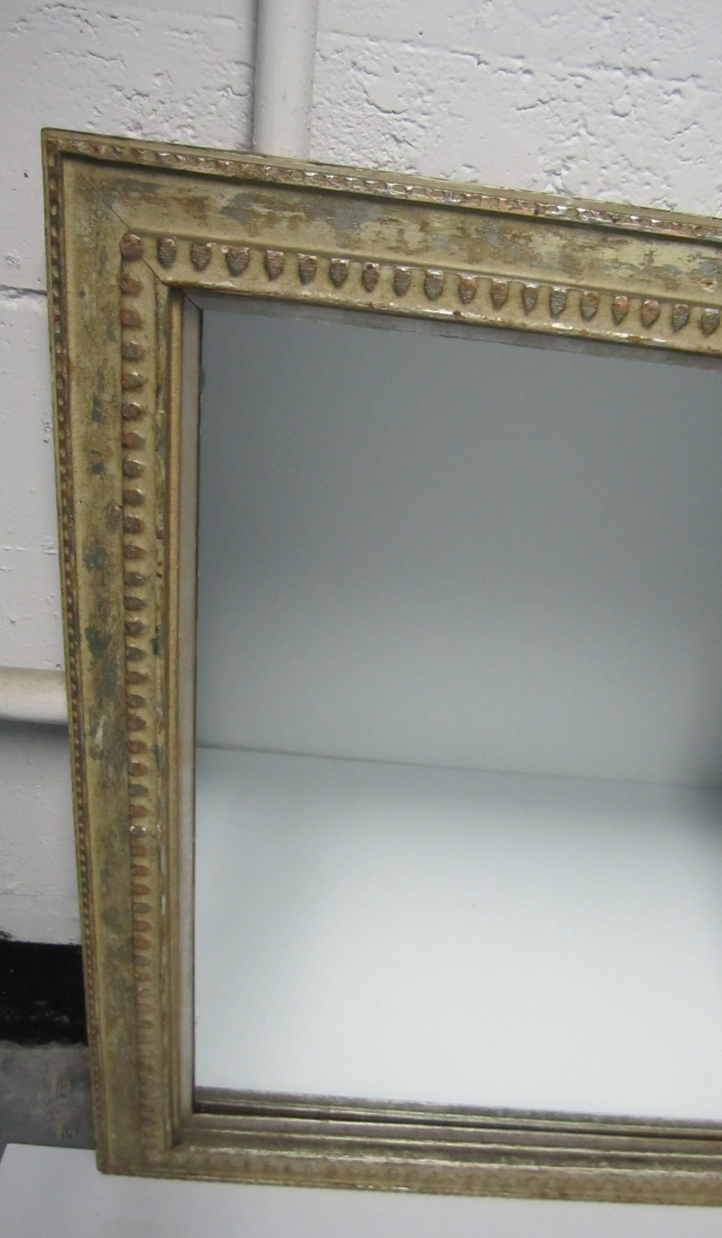 distressed mirror frame