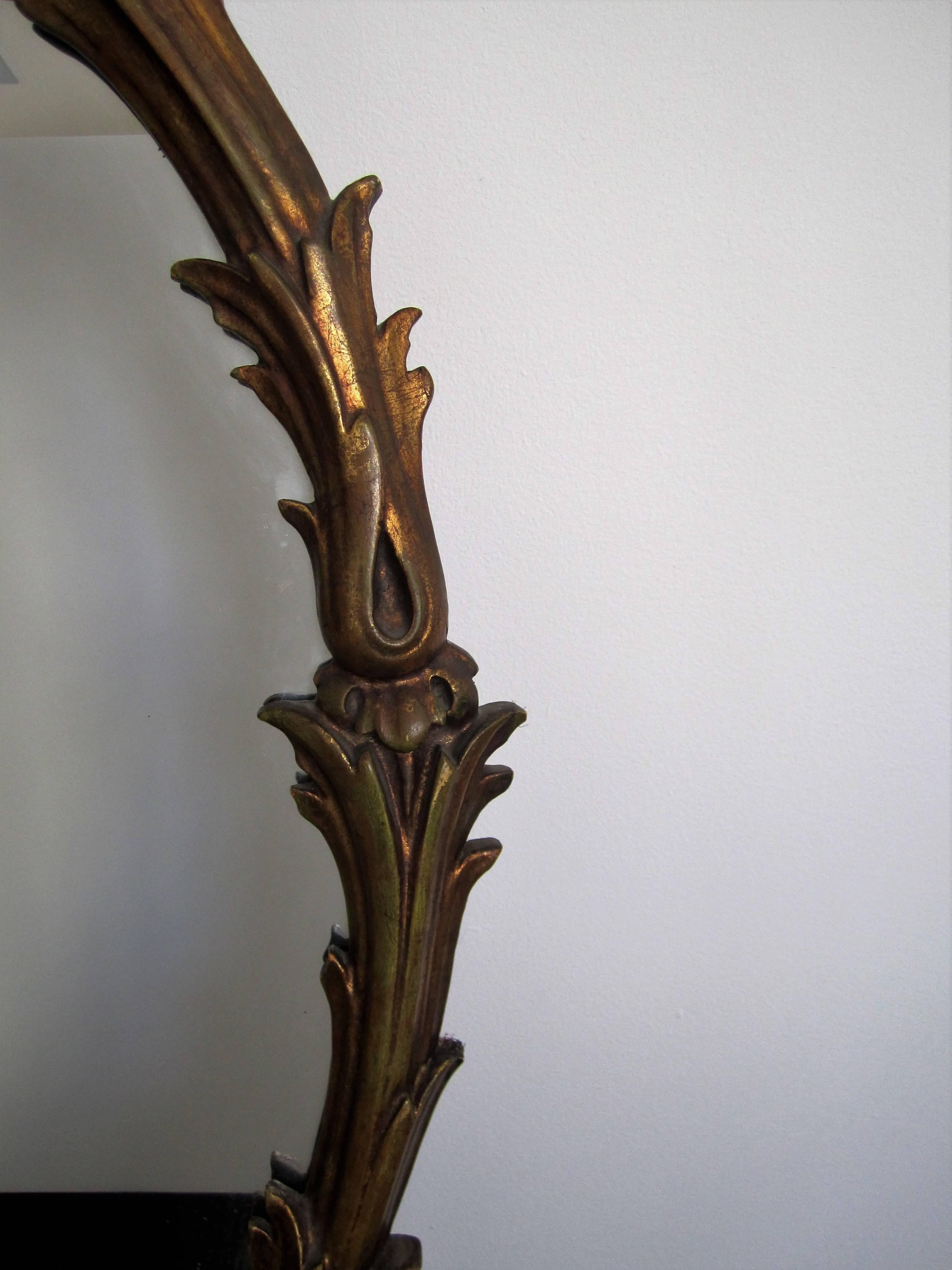 Italian Gold Giltwood Wall Mirror 4