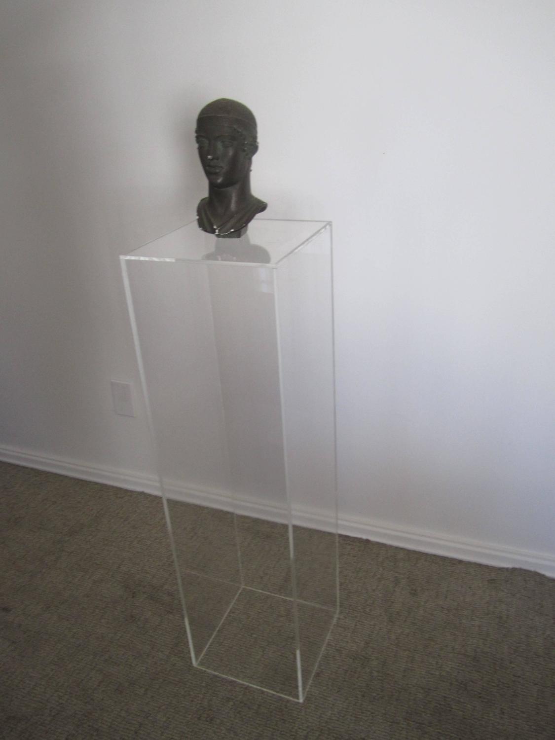 Acrylic Pedestal Stand at 1stdibs
