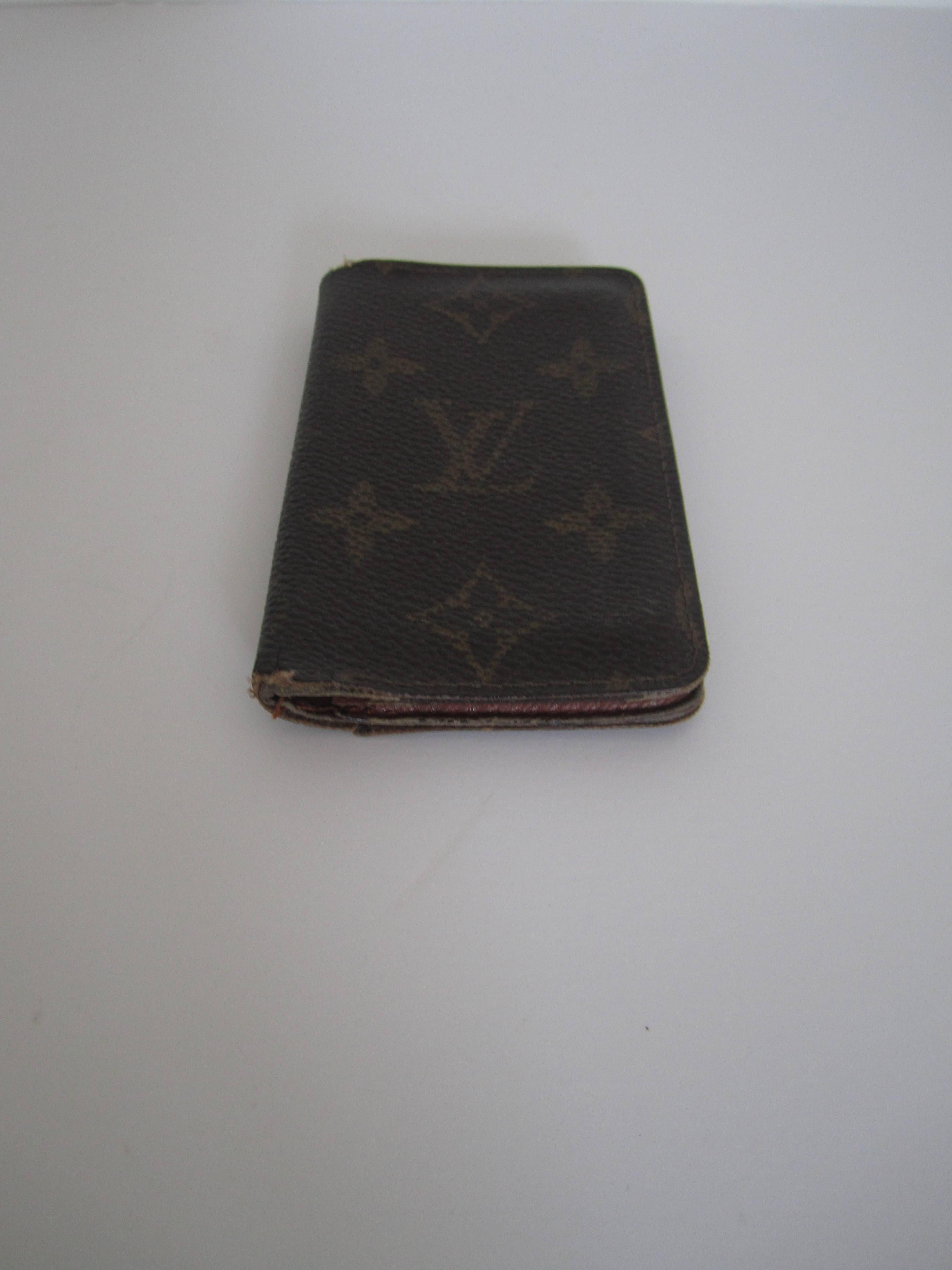 Leather LV Louis Vuitton Vintage Card Holder Case