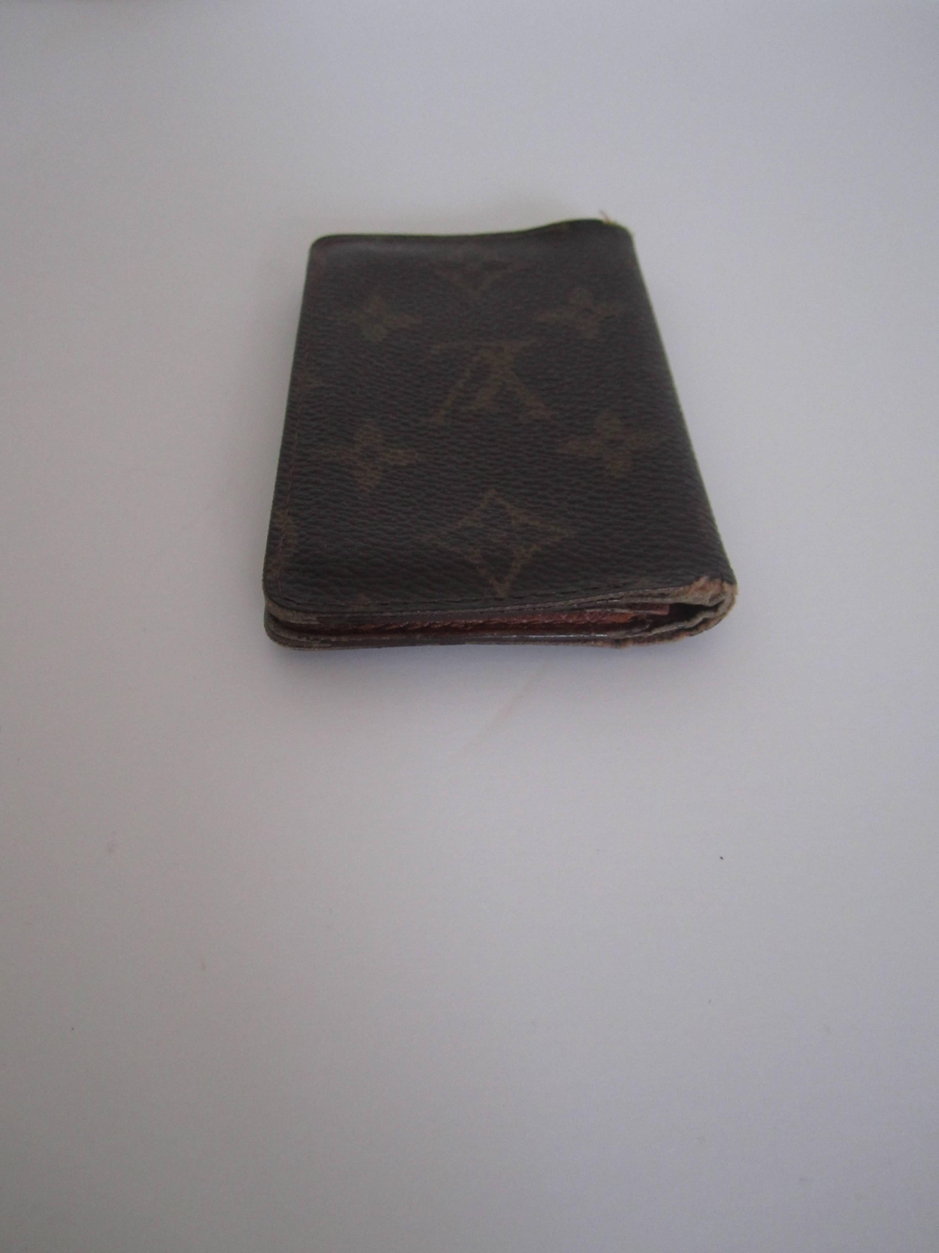 LV Louis Vuitton Vintage Card Holder Case 1