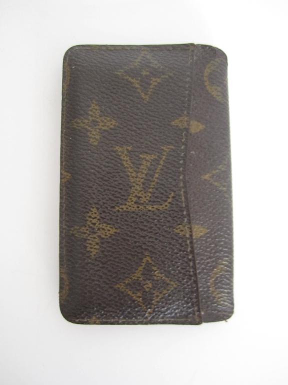 LV Louis Vuitton Vintage Card Holder Case at 1stdibs