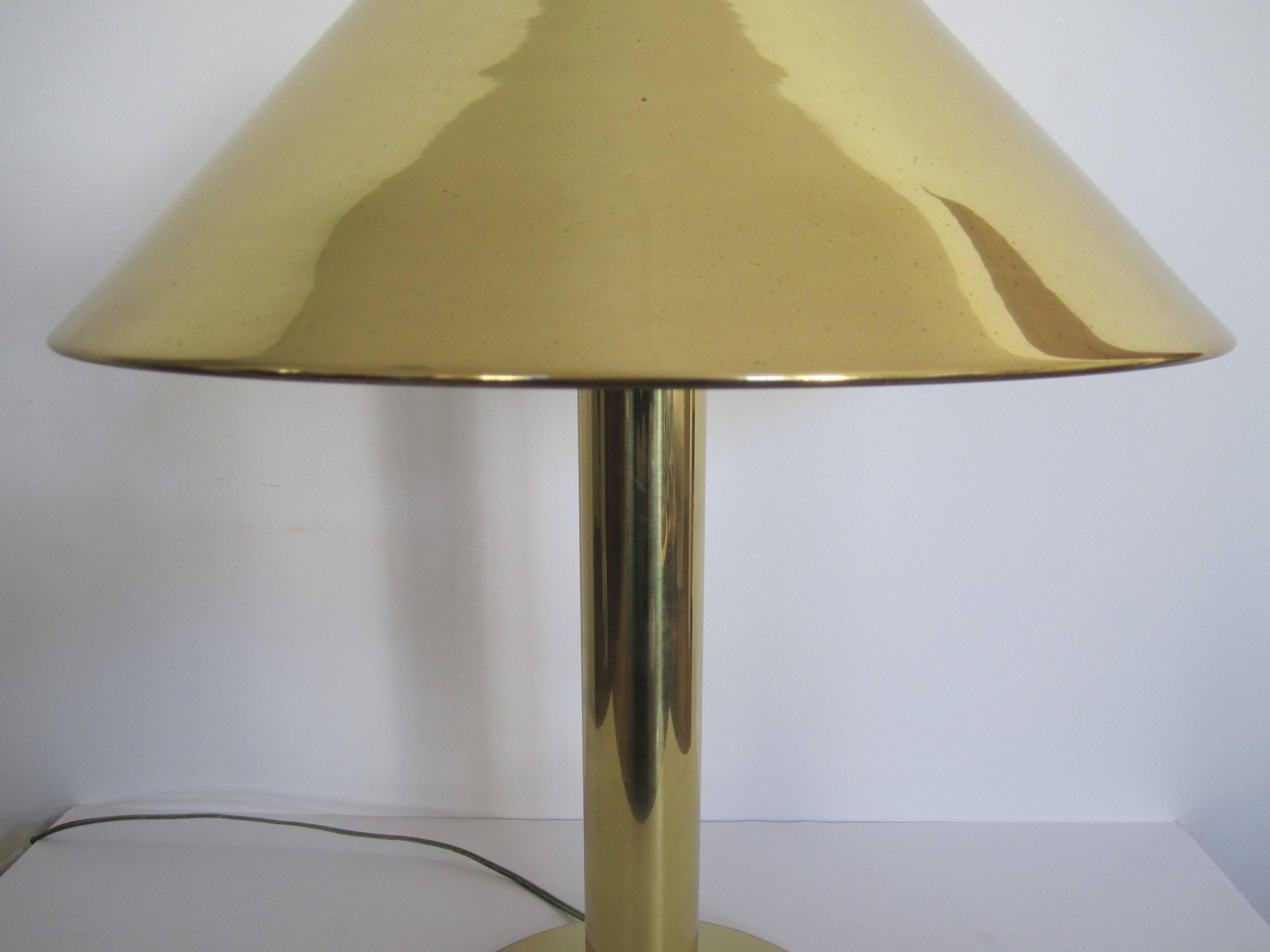 Modern Brass Table Lamp after Designer Pierre Cardin 2