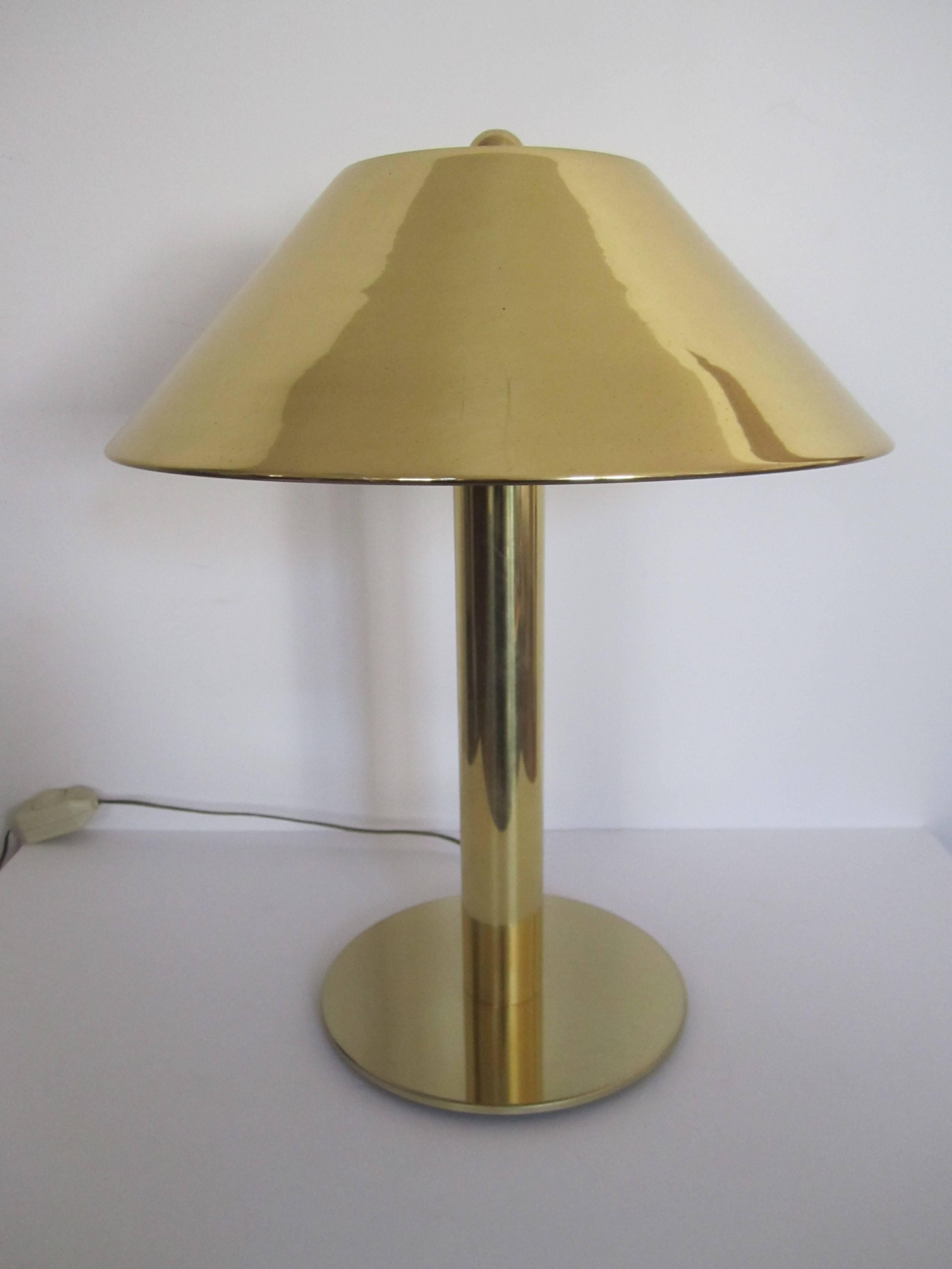 Modern Brass Table Lamp after Designer Pierre Cardin 3
