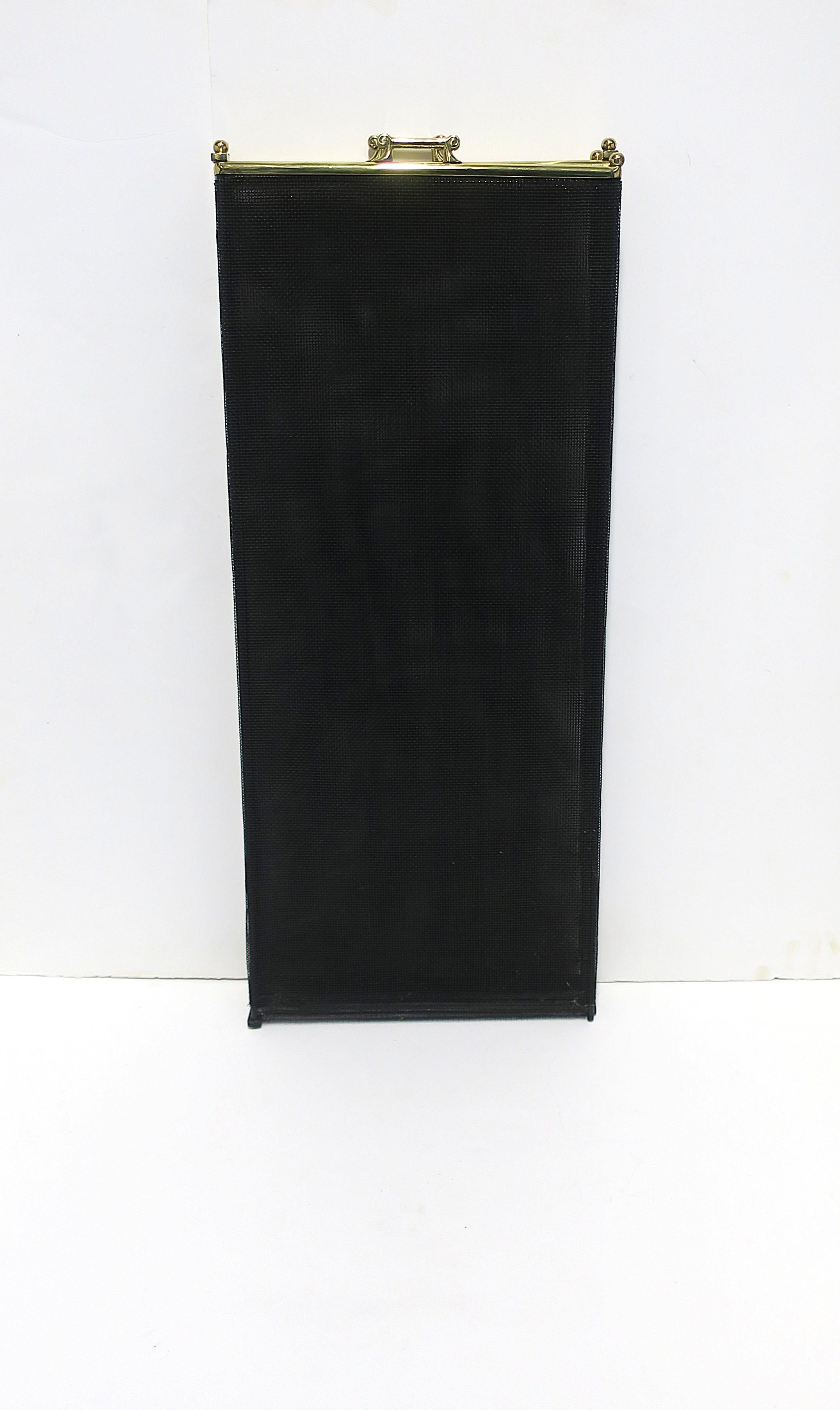 Metal Fireplace Screen For Sale