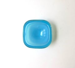Italian Murano Bowl, Sky Blue, Mid 20th Century, Italy