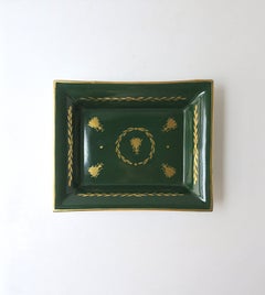 Plateau en porcelaine française, vide-poche ou coupelle à bijoux, milieu du XXe siècle, France