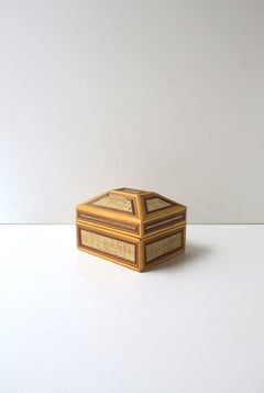 Boîte en osier pour le linge de maison