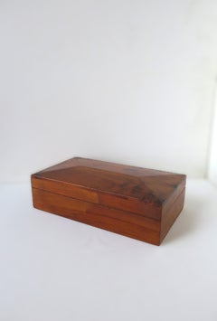 Wood Jewelry or Keepsake Box, Midcentury Modern, Mid-20th Century