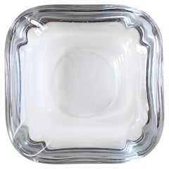 French Art Glass Bowl, Catchall or Ashtray, Midcentury Modern, 20th C, France