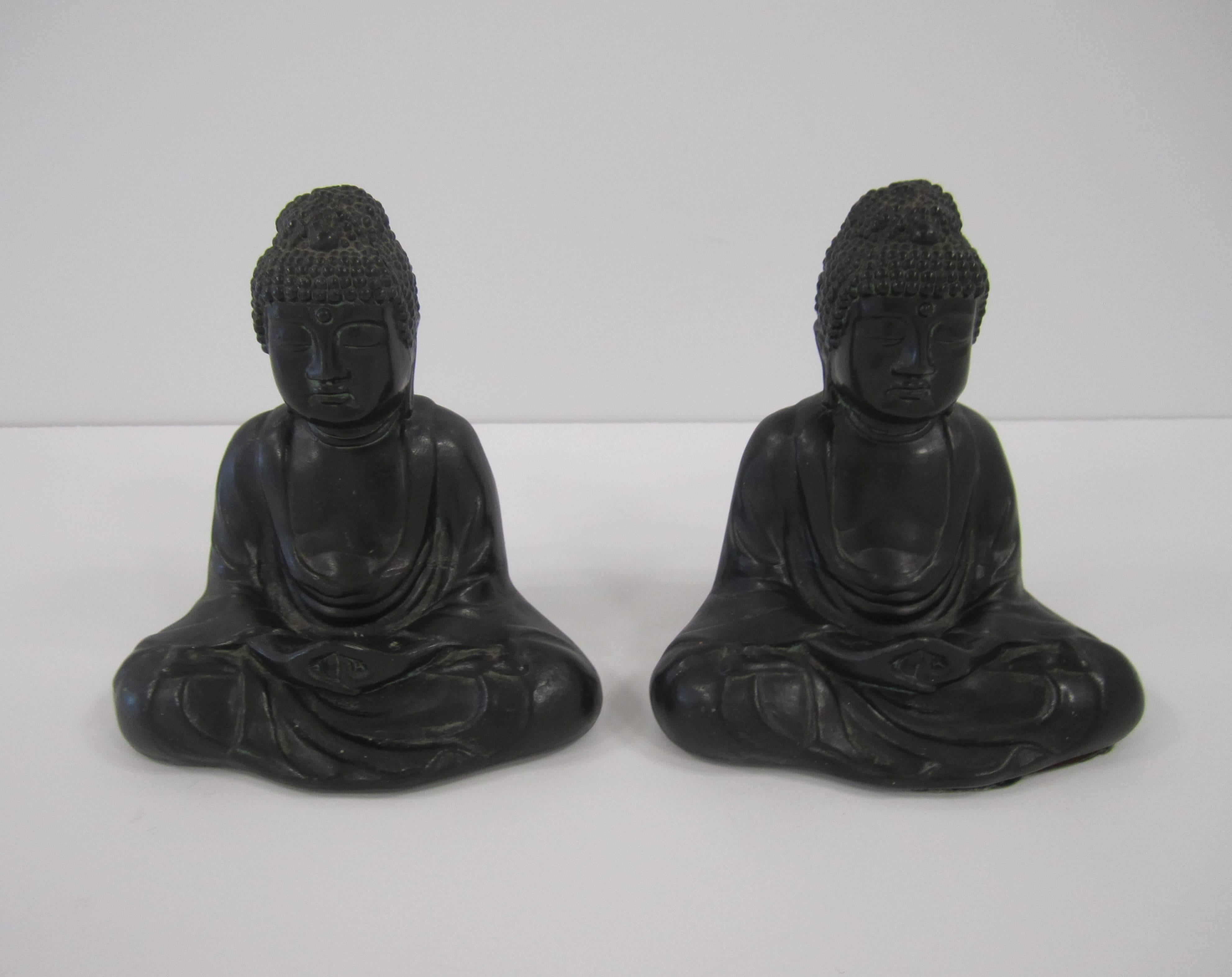 American Special Pair of Buddha Bookends, 1920s