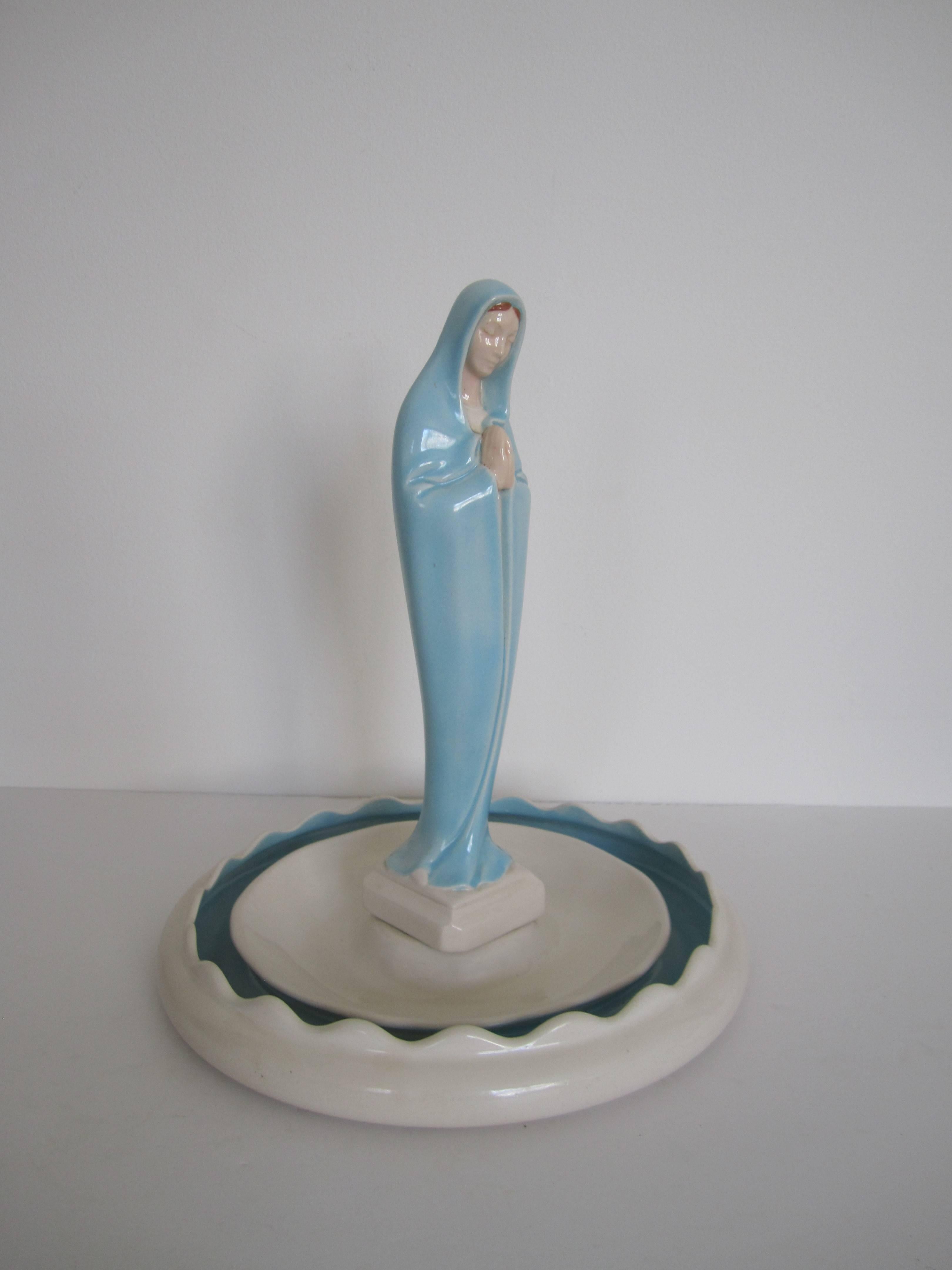 Vintage Mother Mary Sculpture  1