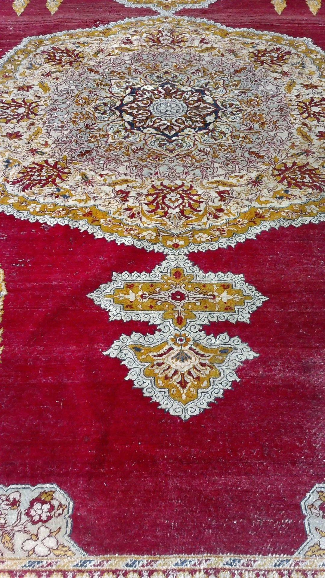 Wool Antique Turkish Red Sivas Rug