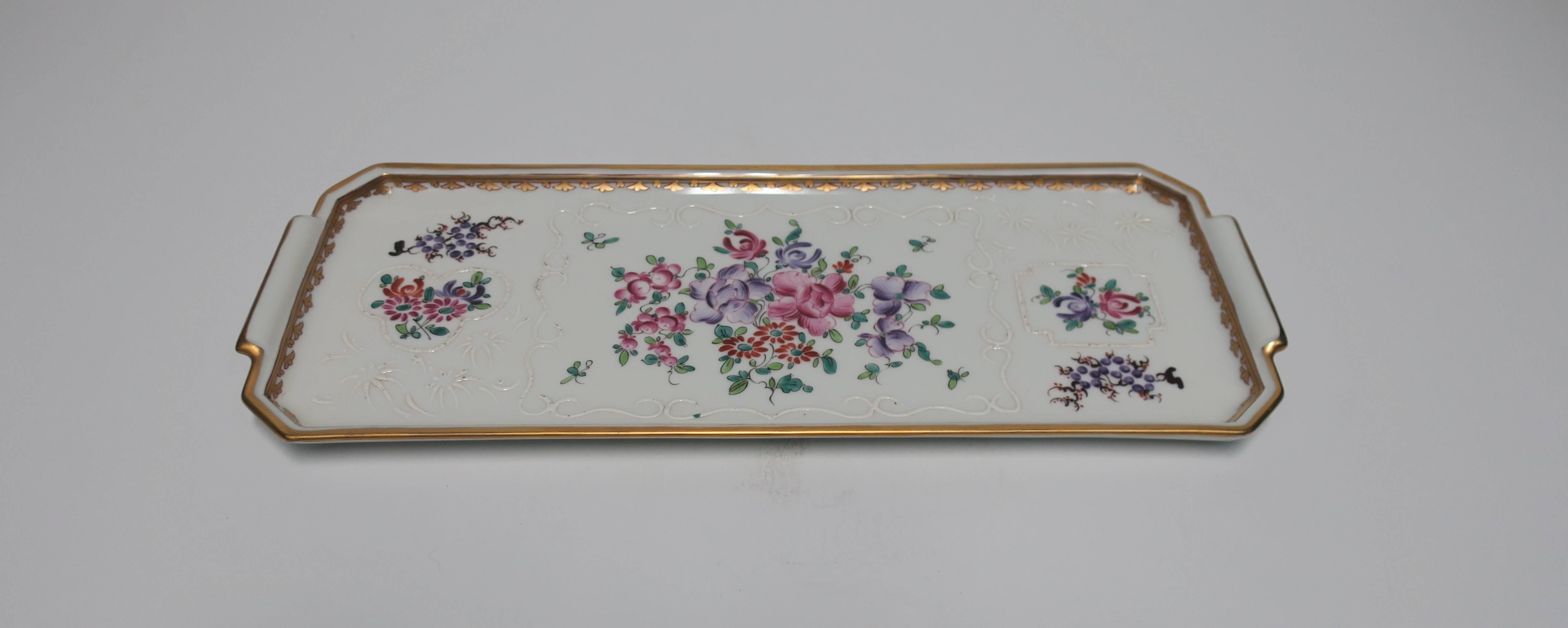 limoges porcelain serving tray