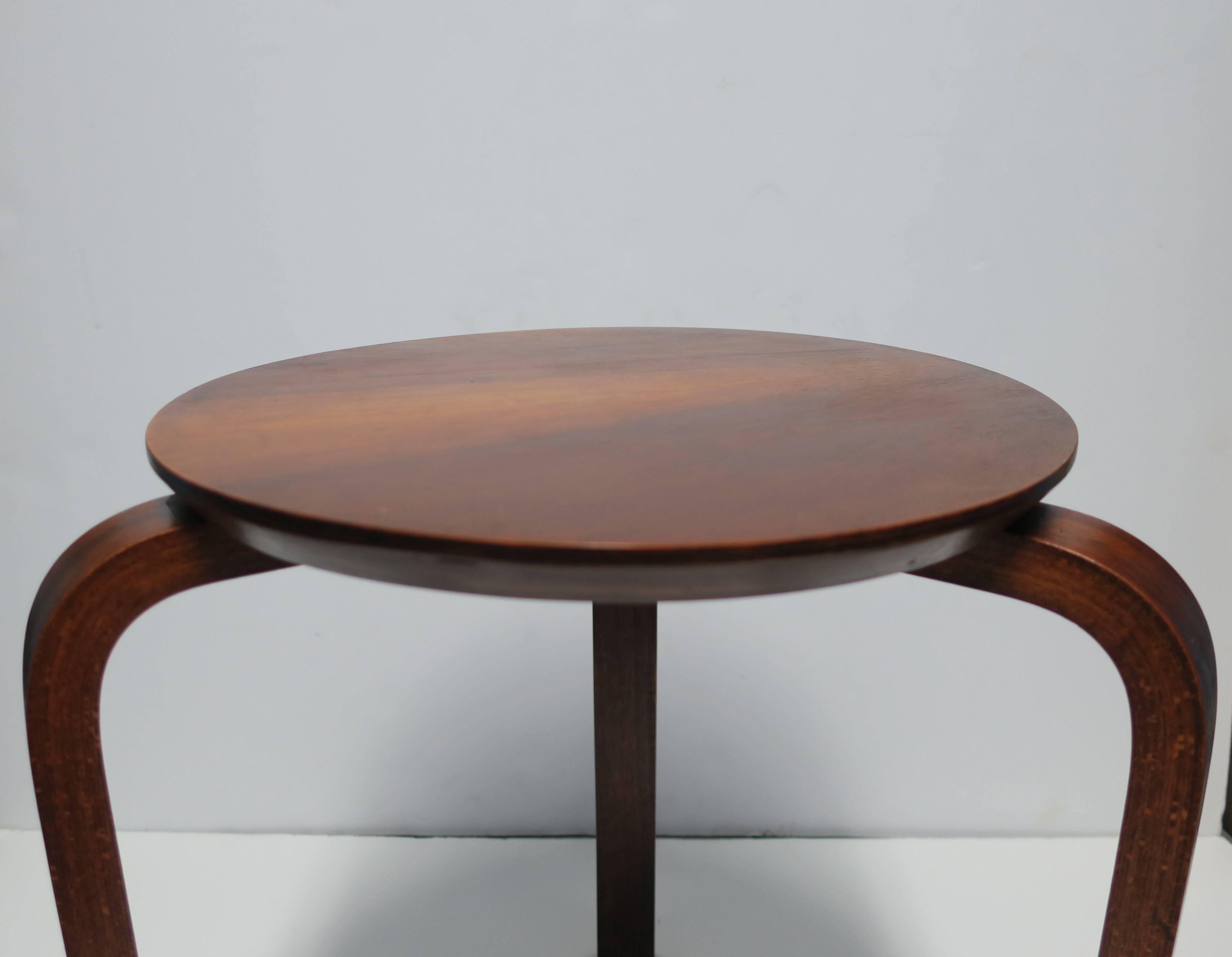 Wood Bentwood Stool or Drinks Table  For Sale