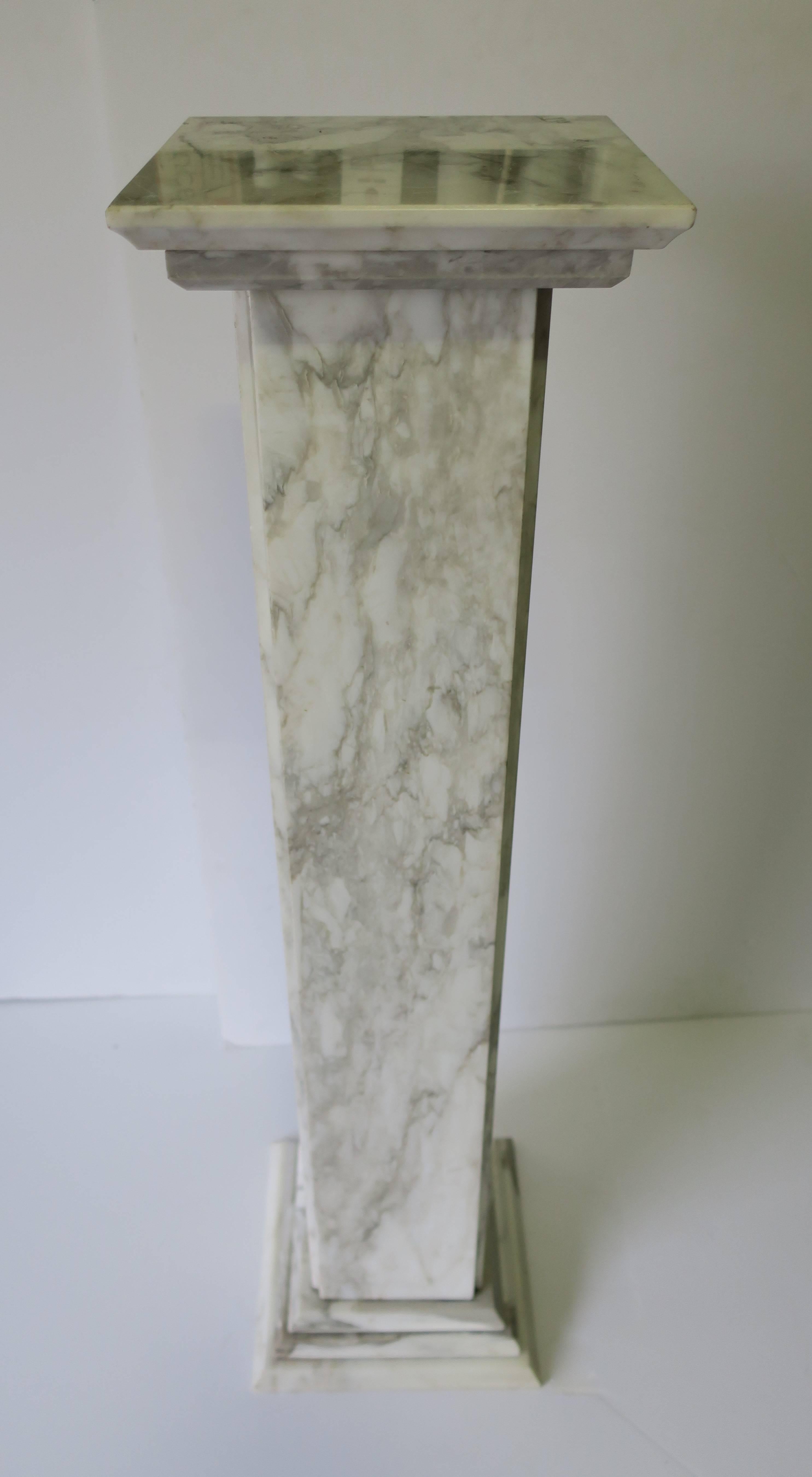 Italian Marble Pedestal or Column 1