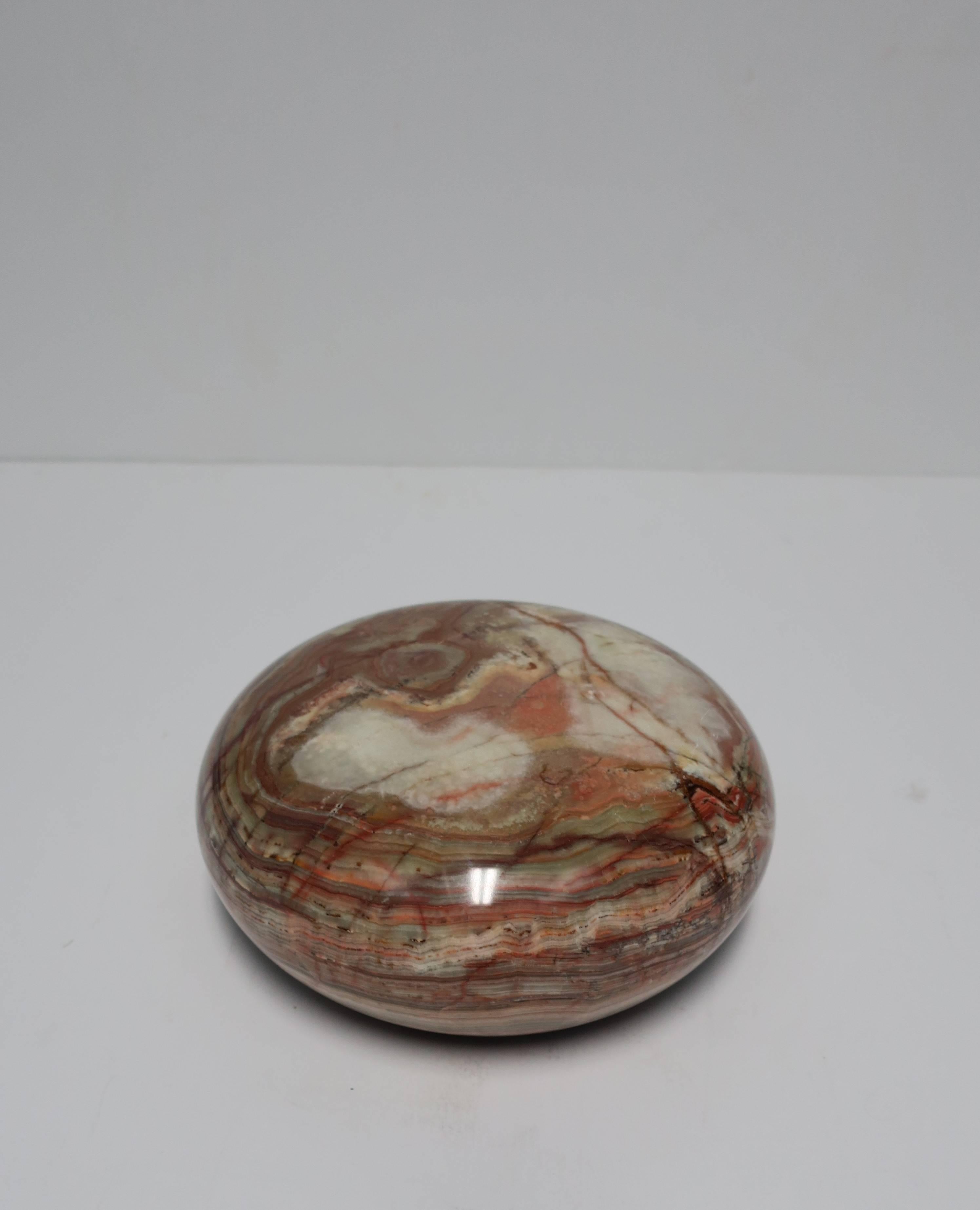 Vintage Onyx Marble Bowl 2