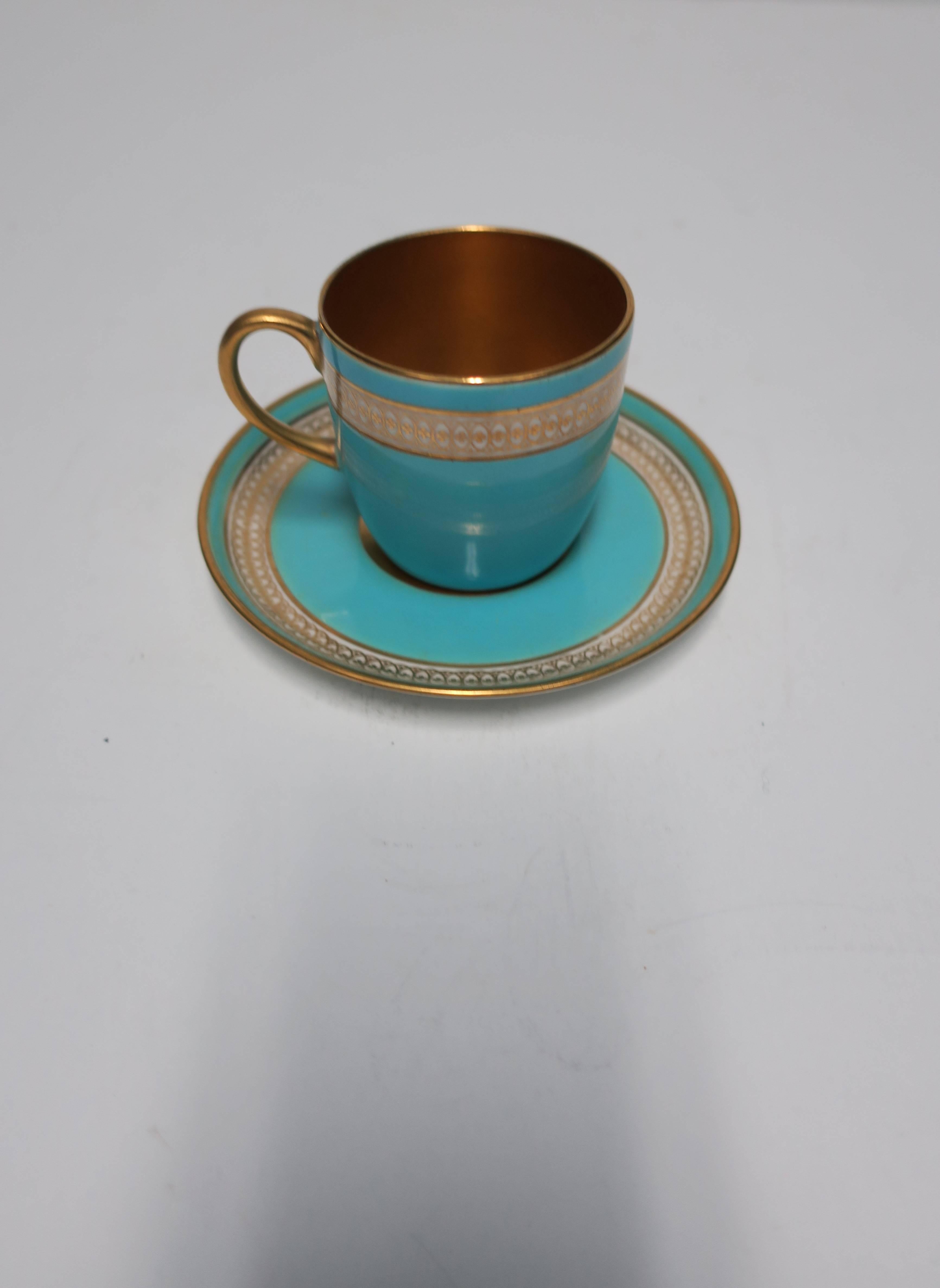 gold coffee cup