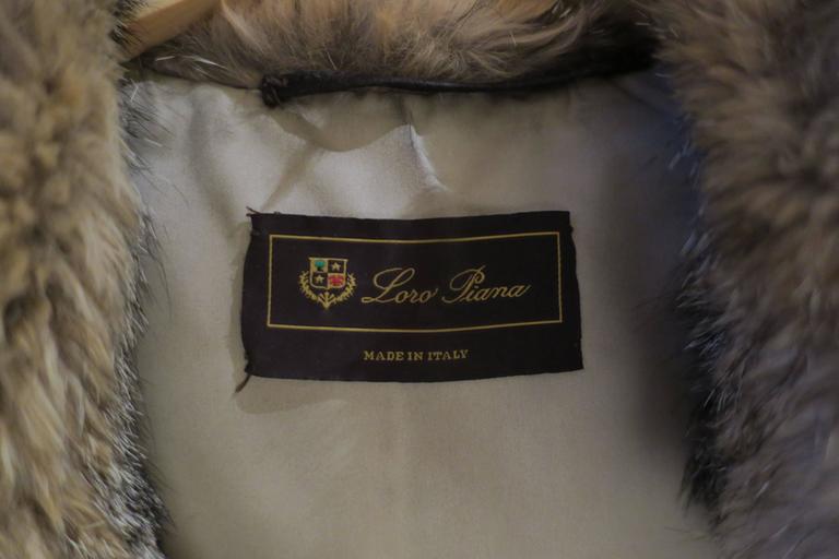 Beautiful Loro Piana Grey Fox Fur Vest, Italy at 1stdibs