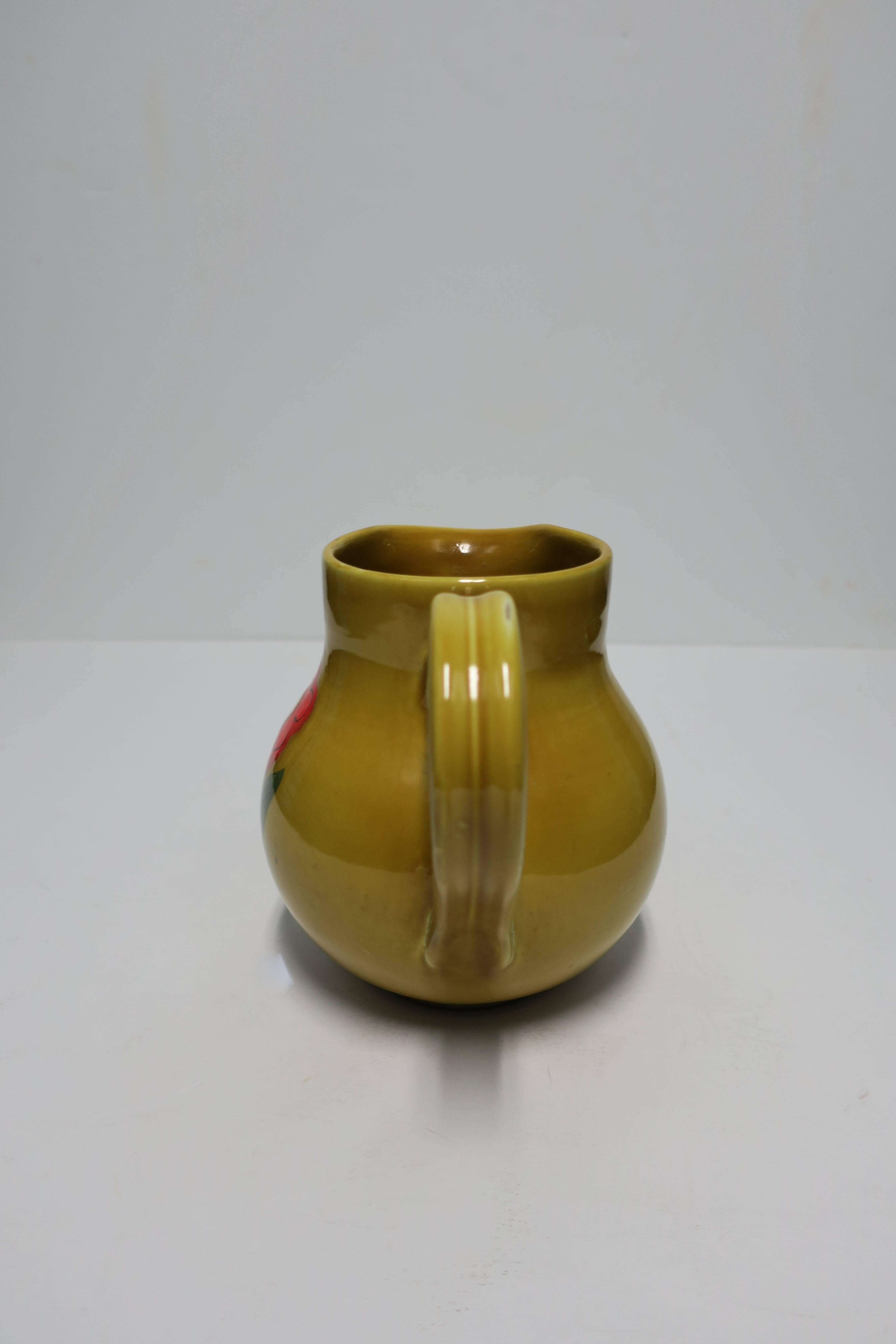 Italian Ceramic Pottery Pitcher or Vase 1