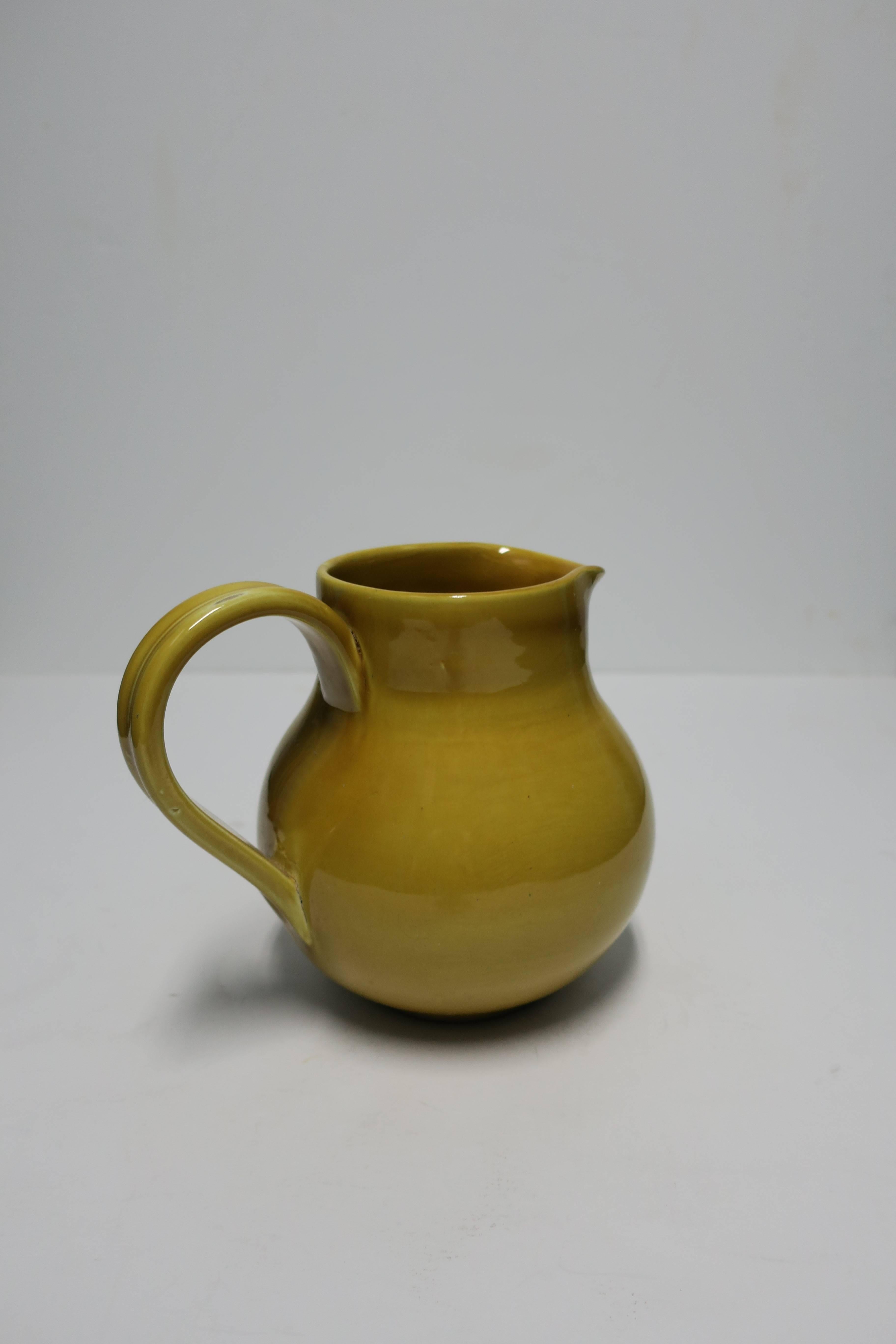 Italian Ceramic Pottery Pitcher or Vase 2