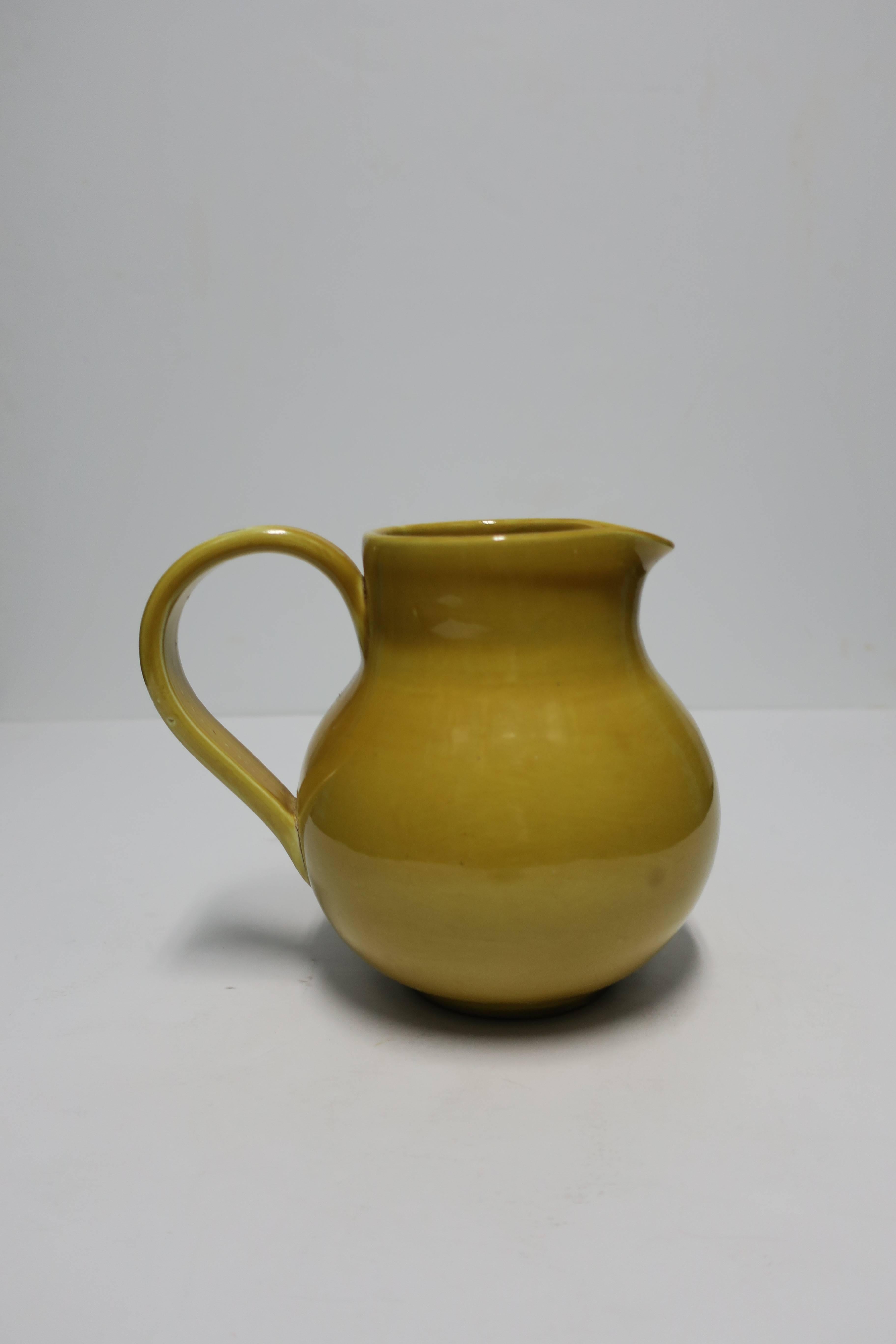 Italian Ceramic Pottery Pitcher or Vase 3