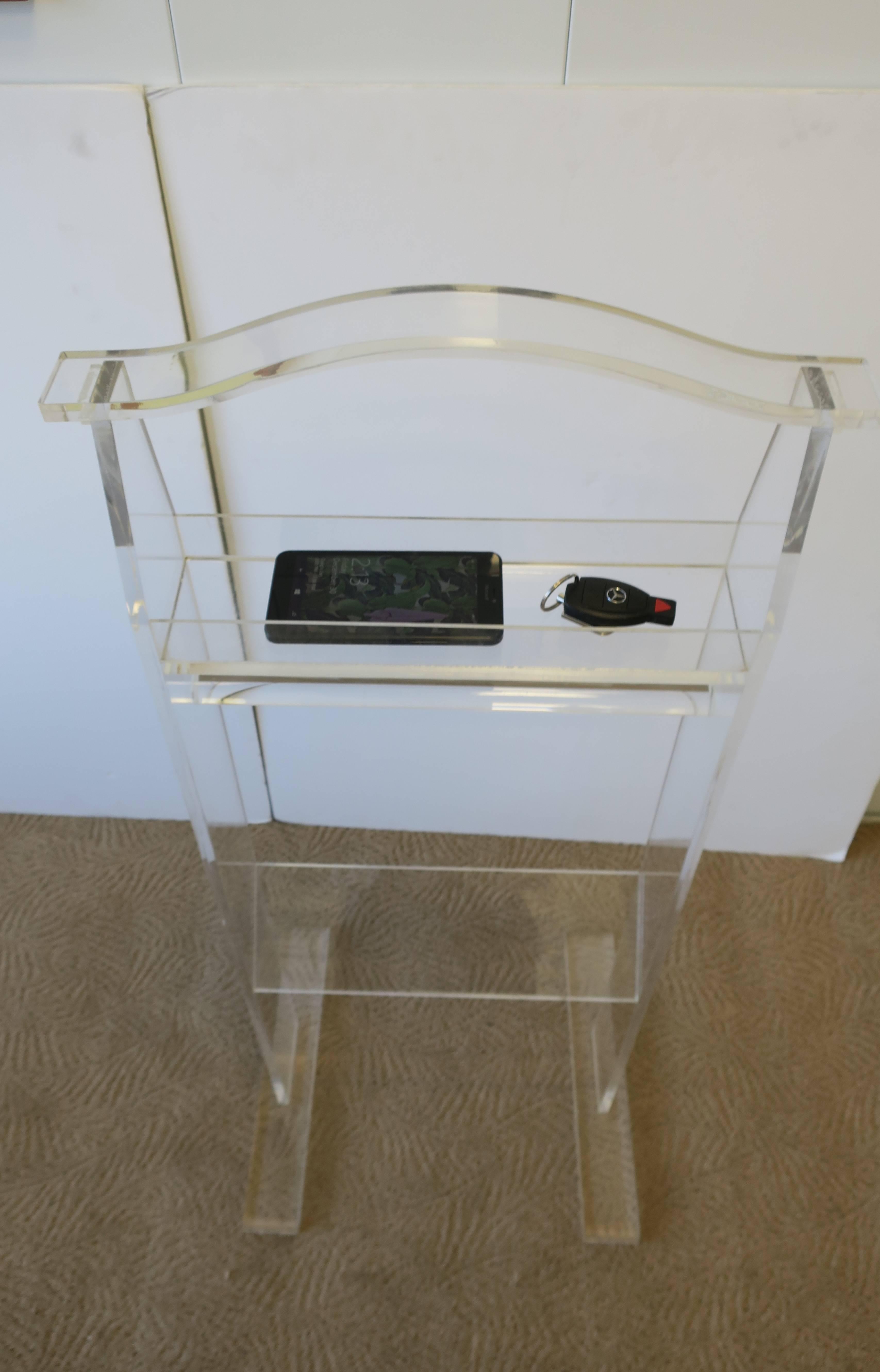 20th Century Lucite Clothing Valet or Rack