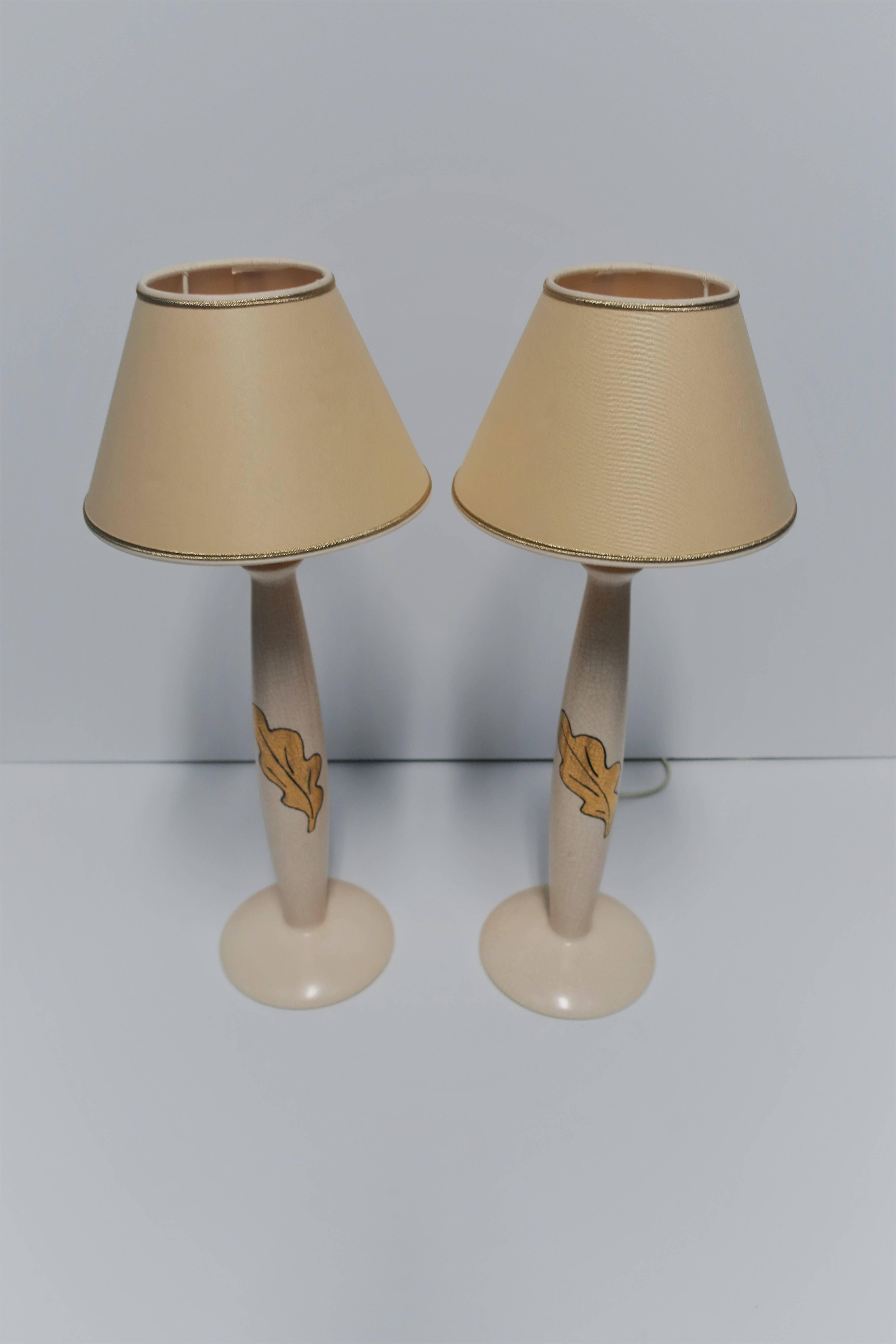french ceramic lamp