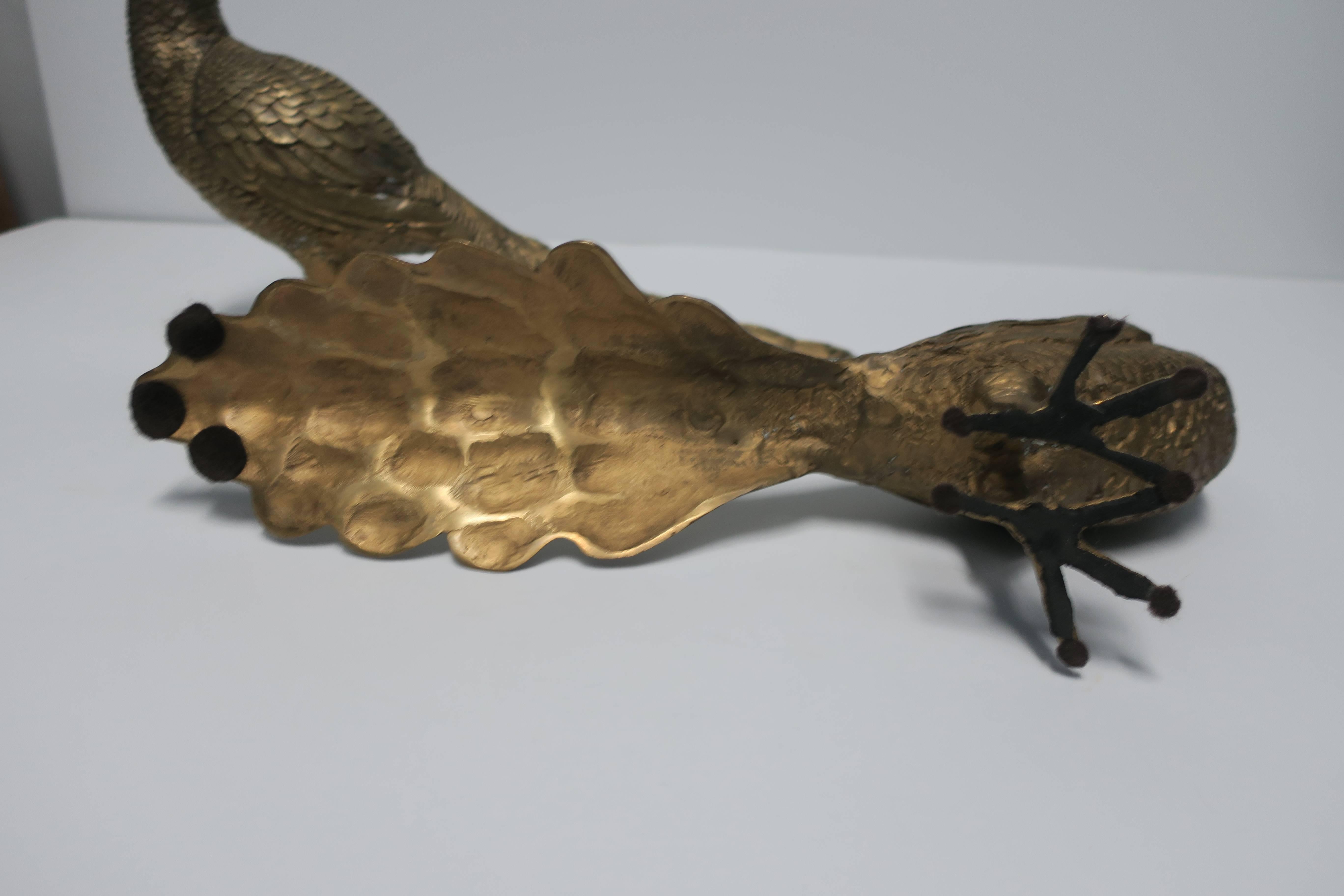Pair of Beautiful Vintage Brass Peacock Birds at 1stDibs | brass ...