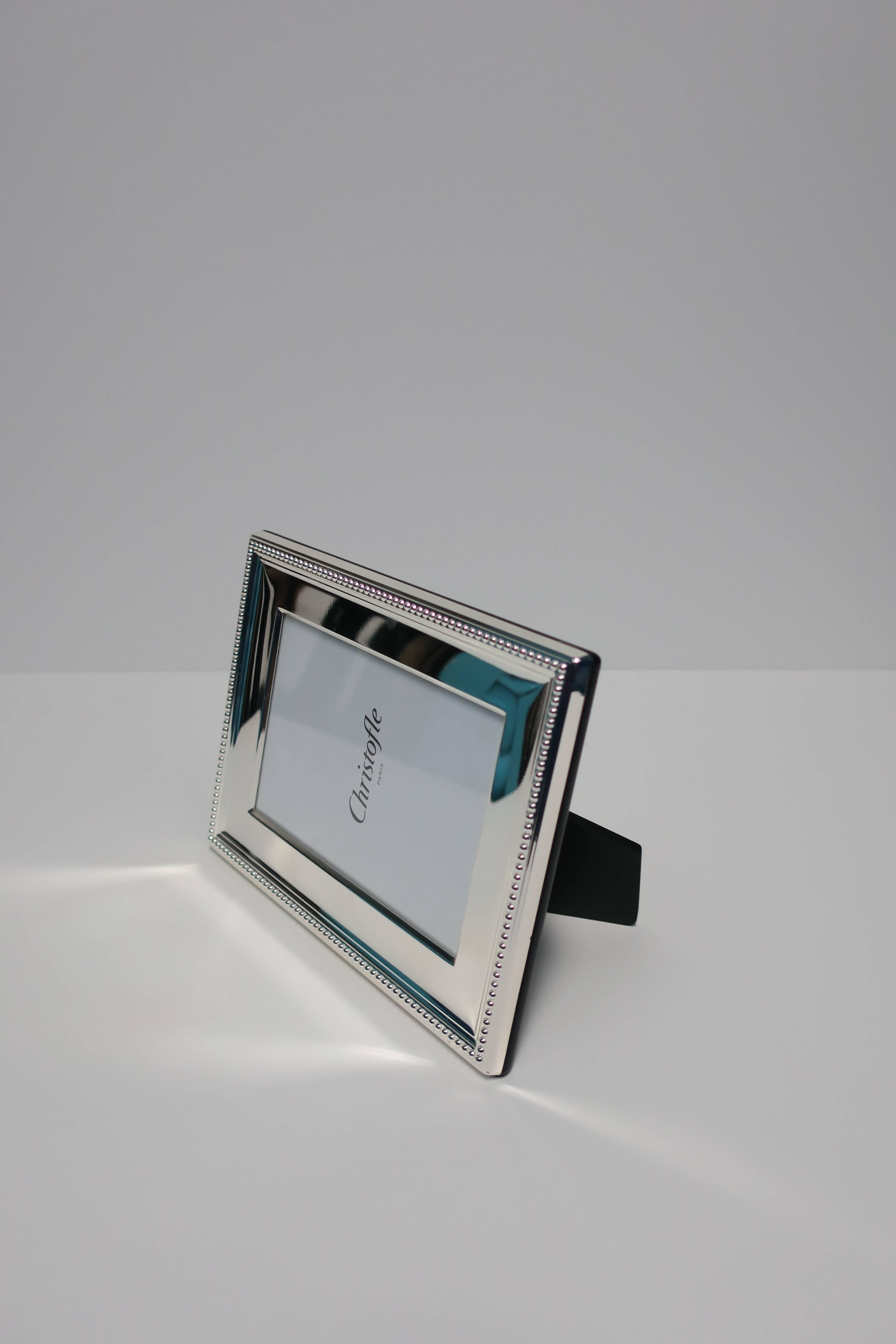 Plated Christofle Silver Plate Picture or Photo Frame, France