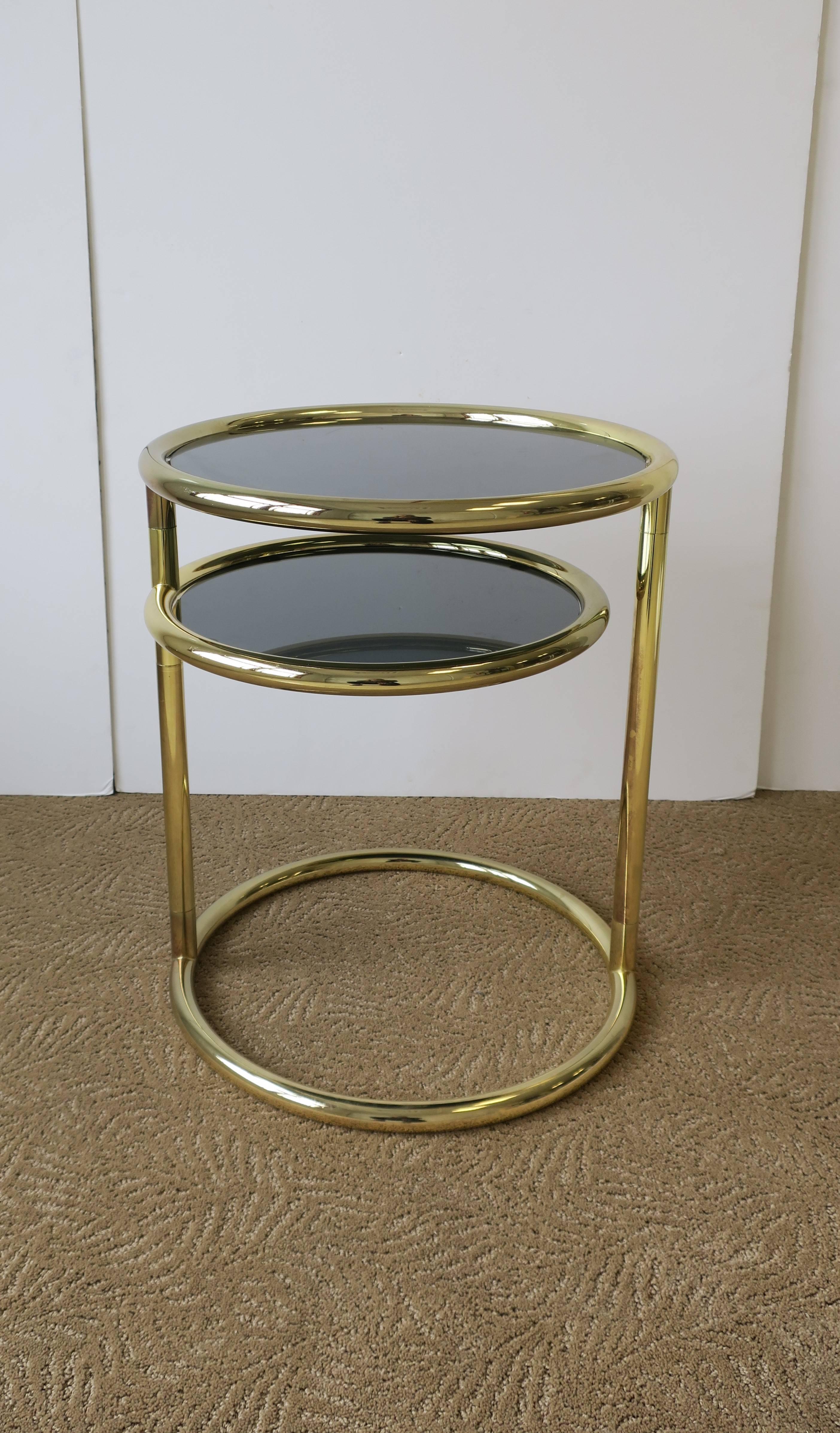 swivel side table