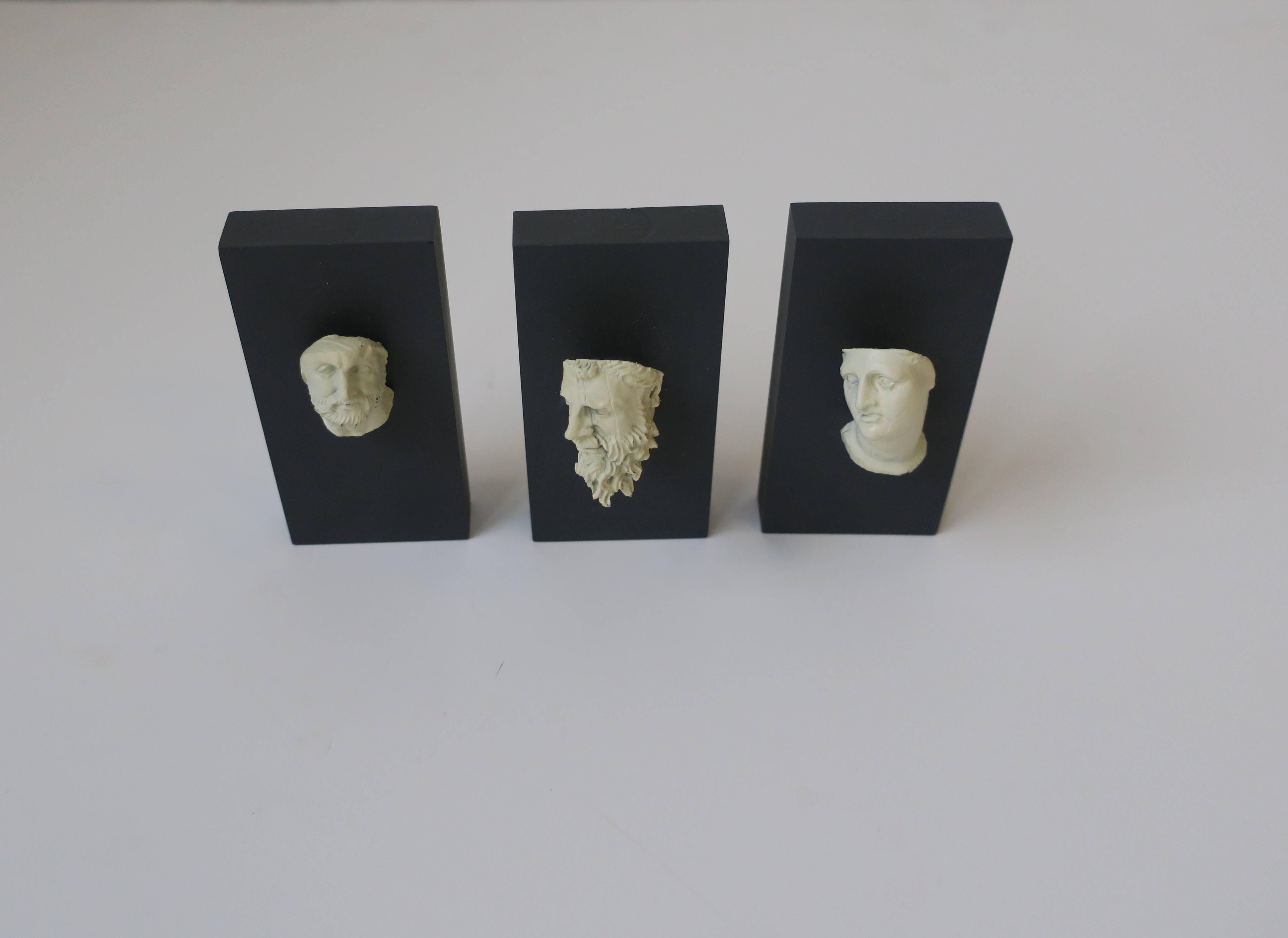 Set of 3 Minimalist Greek Antiquity Reproduction Sculptures 1