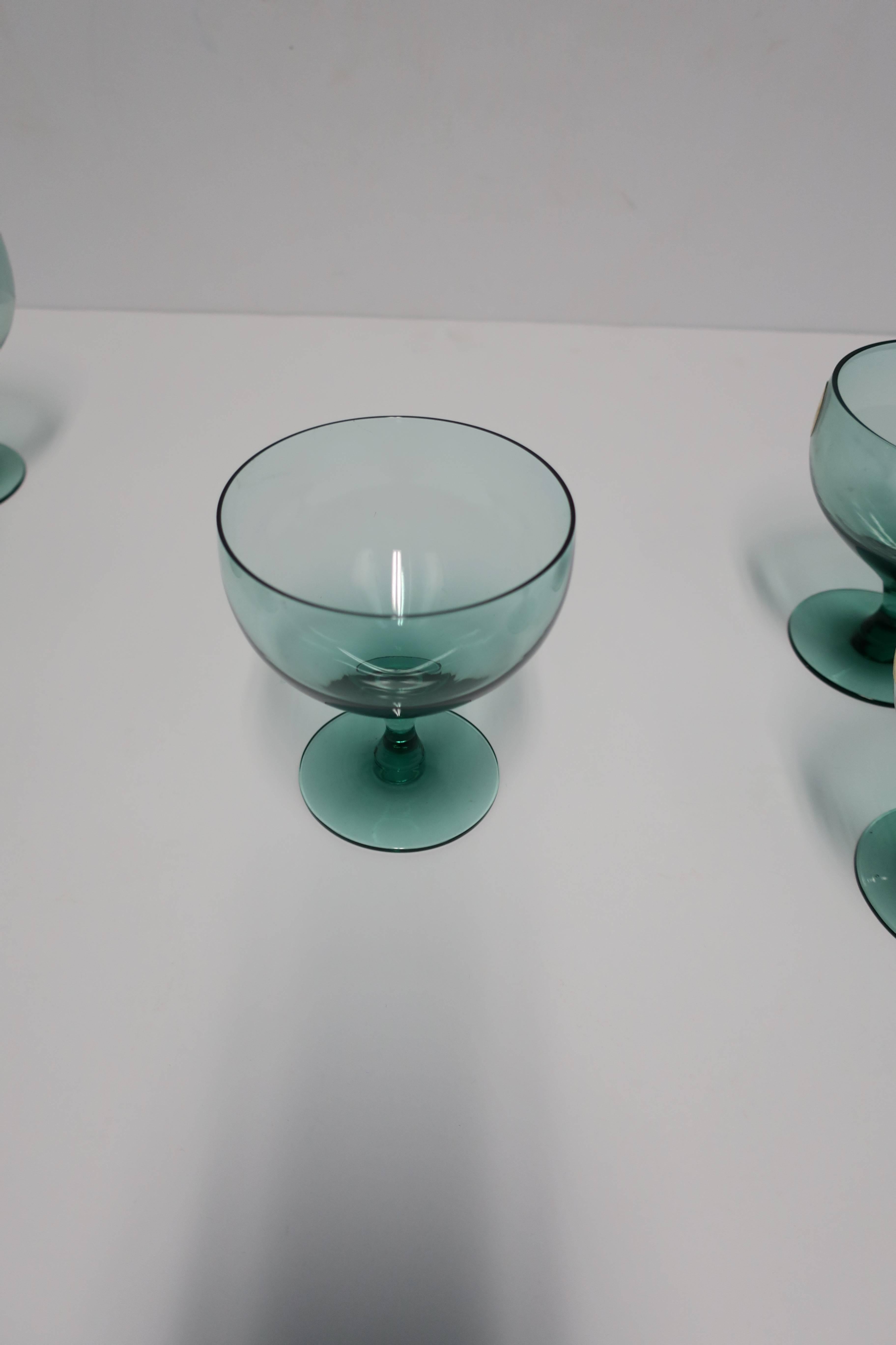 Midcentury Modern Glasses by Designer Russel Wright, ca. 1960s In Excellent Condition In New York, NY