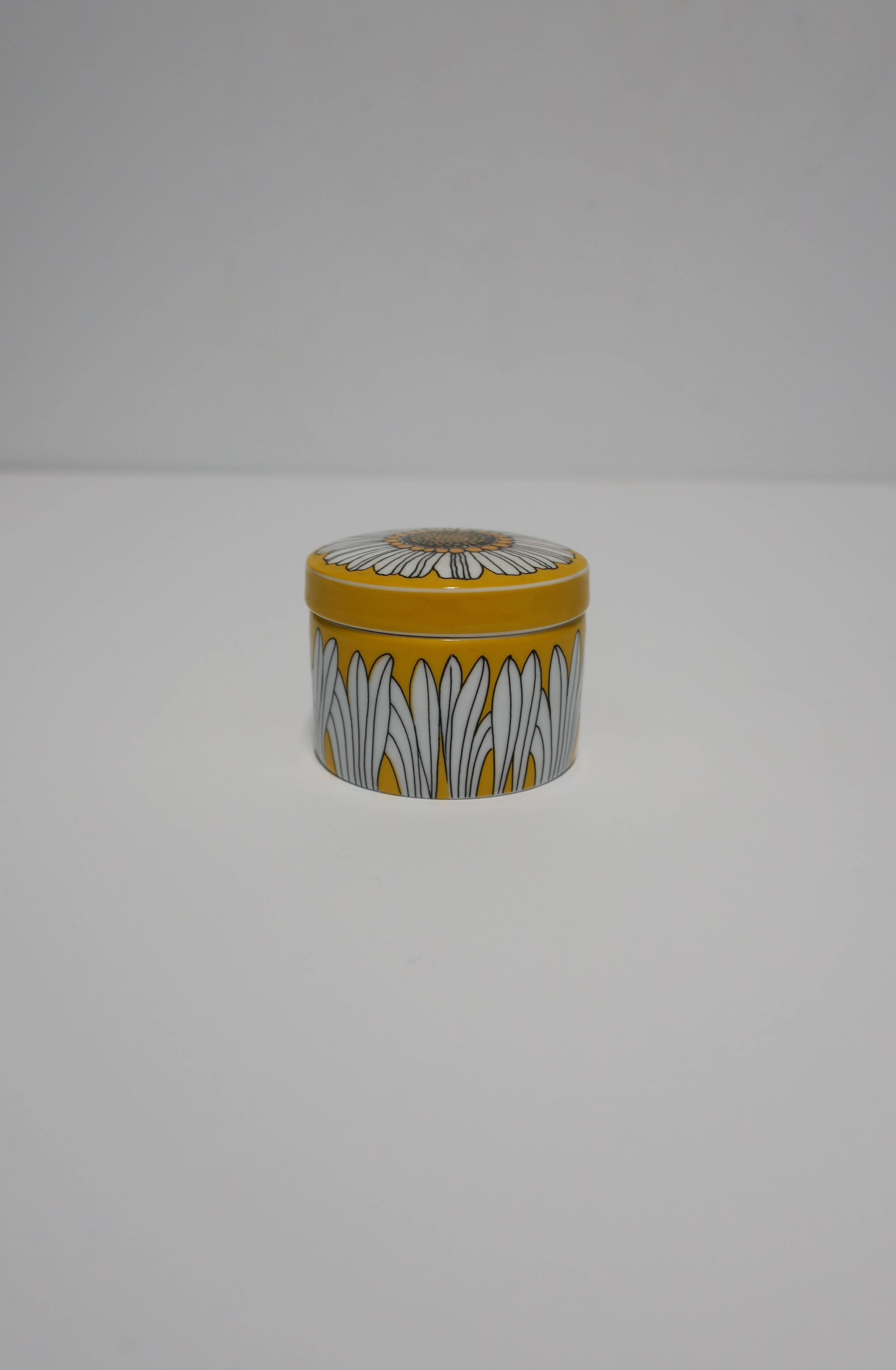 Glazed Mini Round Jewelry Box by Rosenthal Studio-Line, Germany