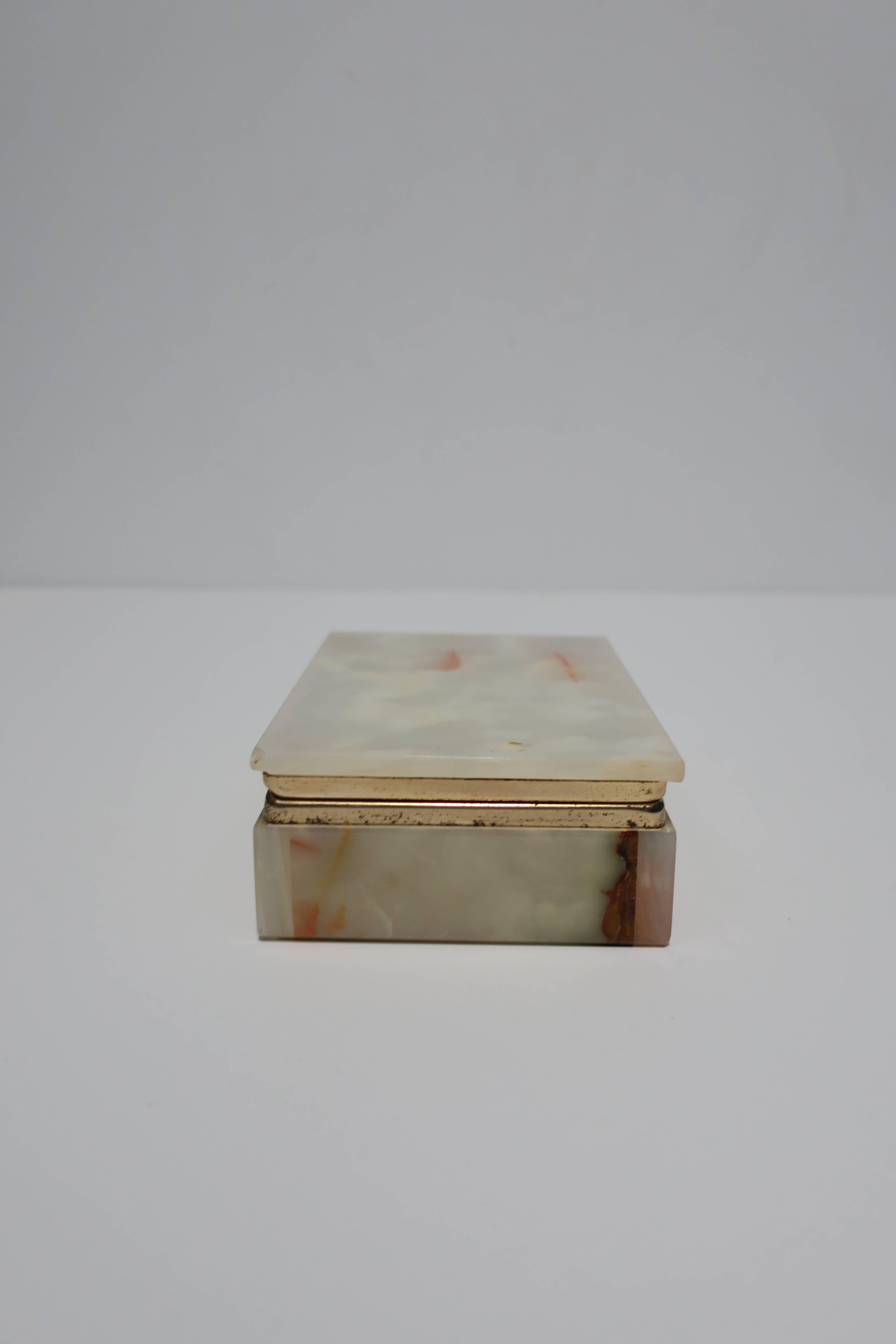 vintage marble jewelry box