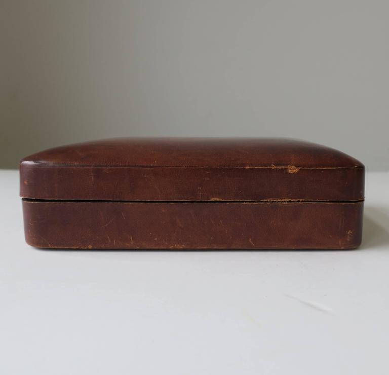 Italian Leather Jewelry Box at 1stDibs italian leather boxes, leather