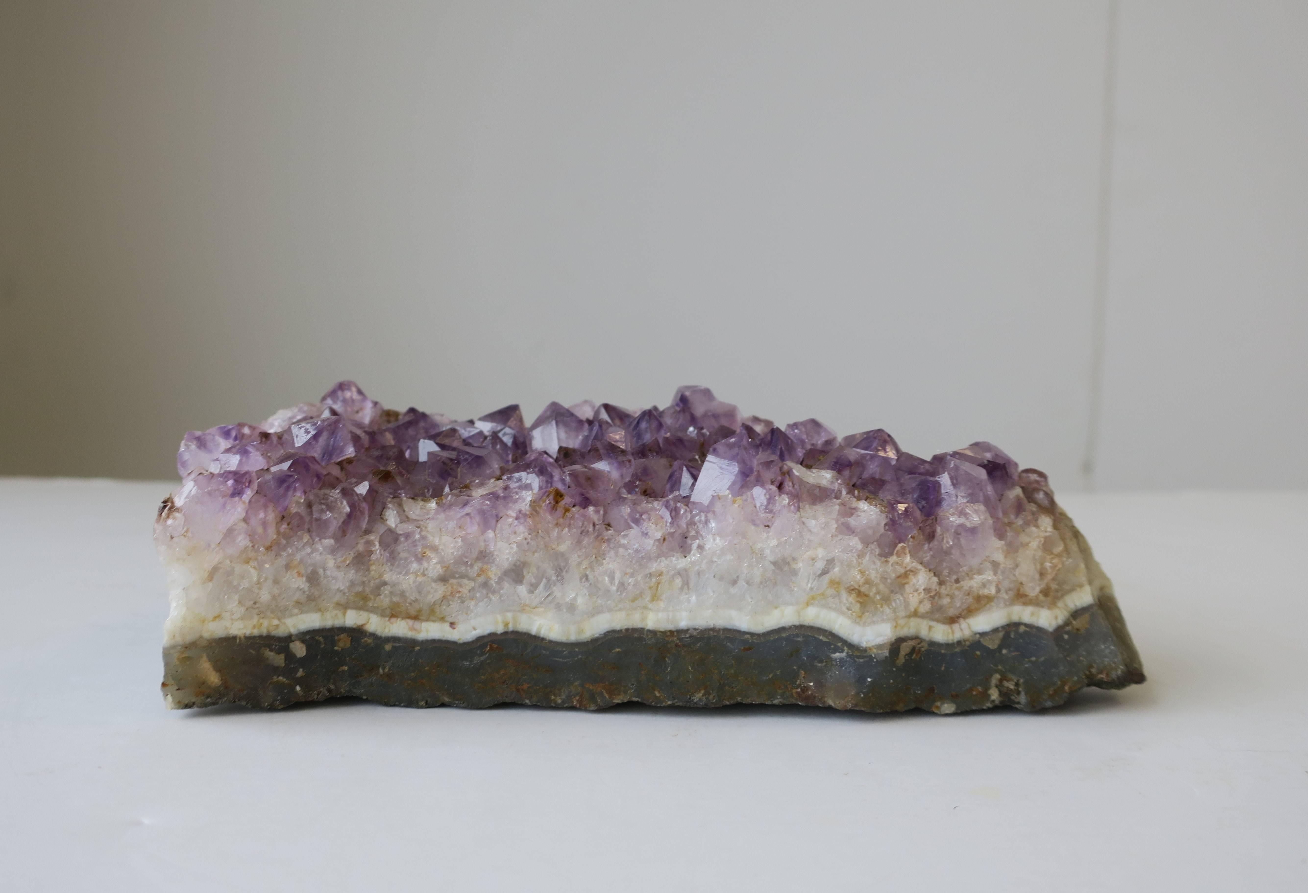 Organic Modern Purple Amethyst Decorative Object or Paperweight