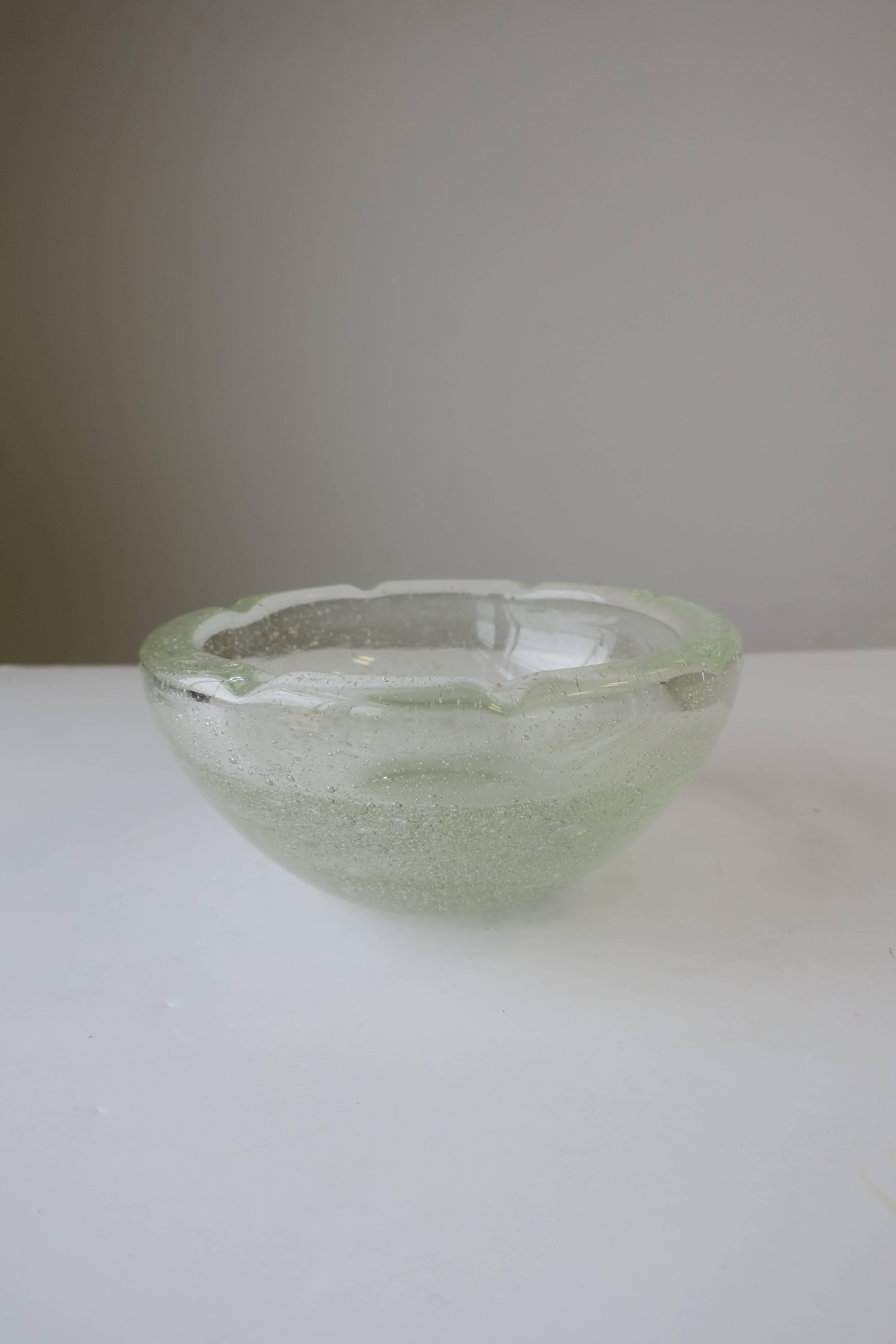 French Modern Art Glass Bowl 4