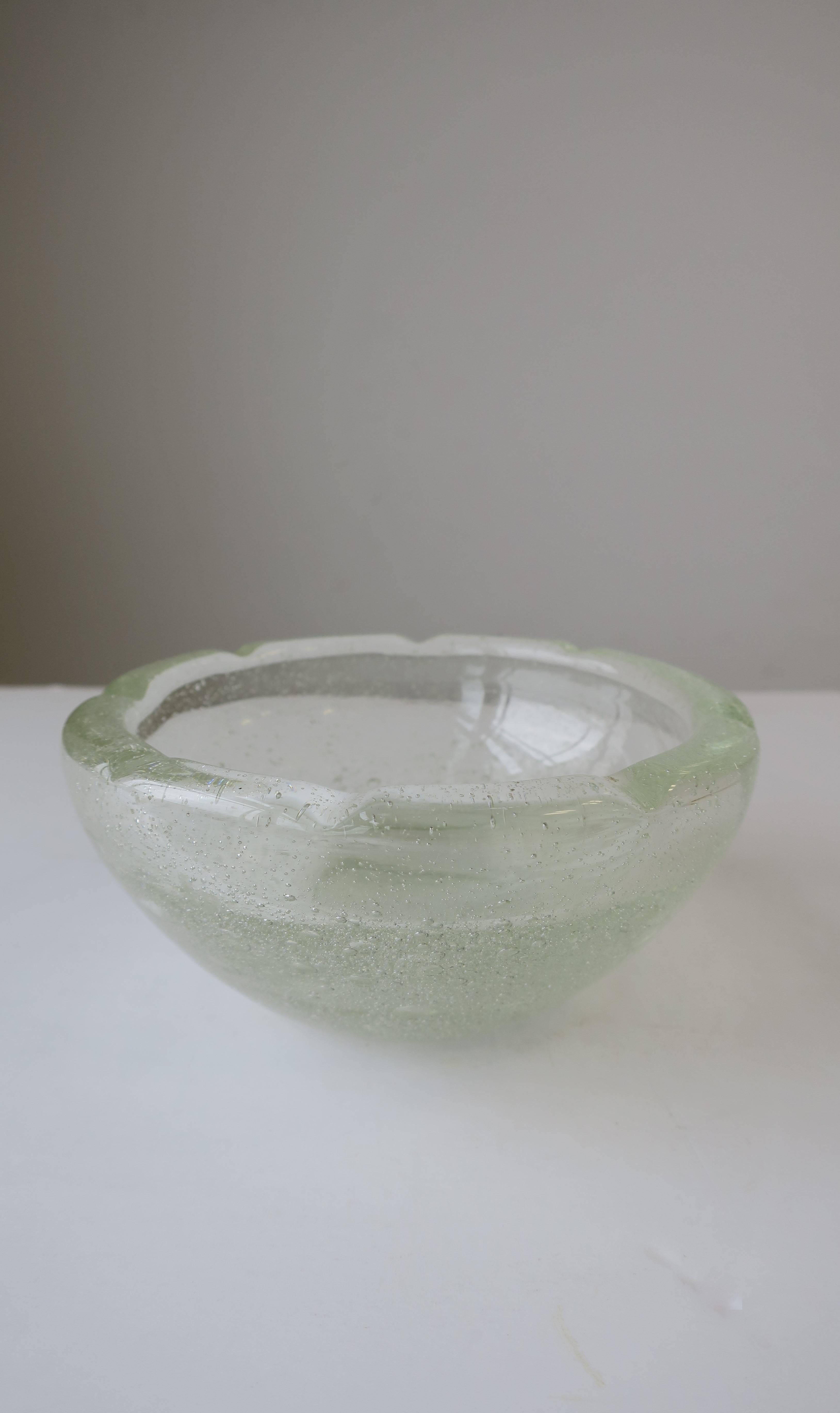 French Modern Art Glass Bowl 5